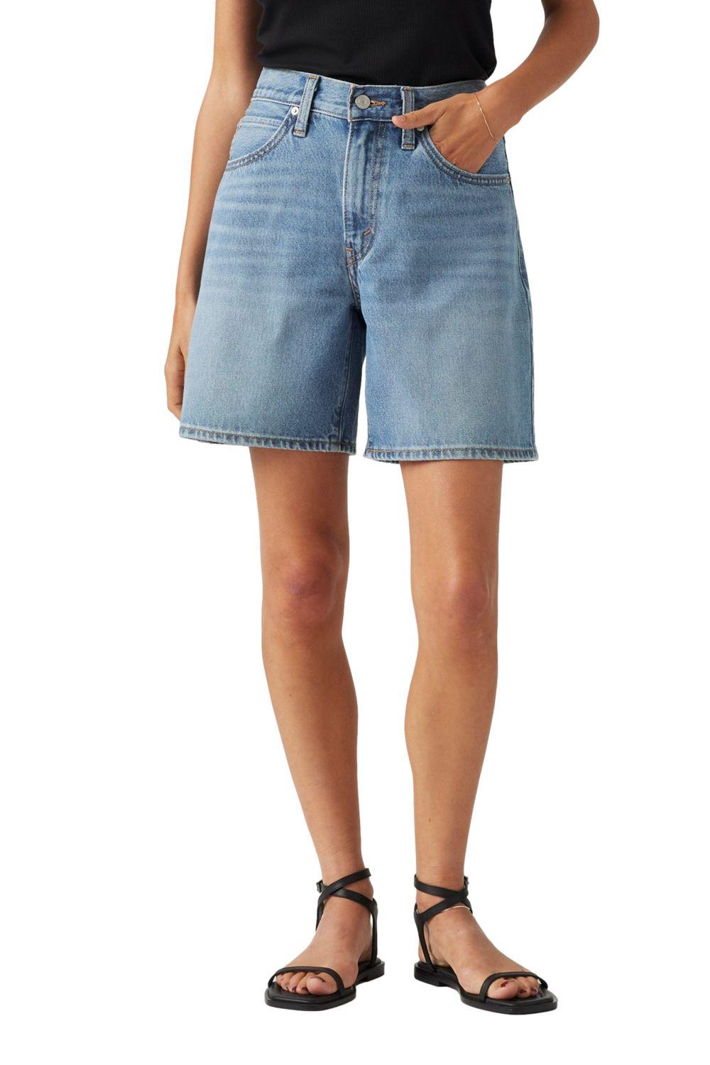 Shorts Mujer 94 Baggy Short Celeste Levis 001JO-0003-0