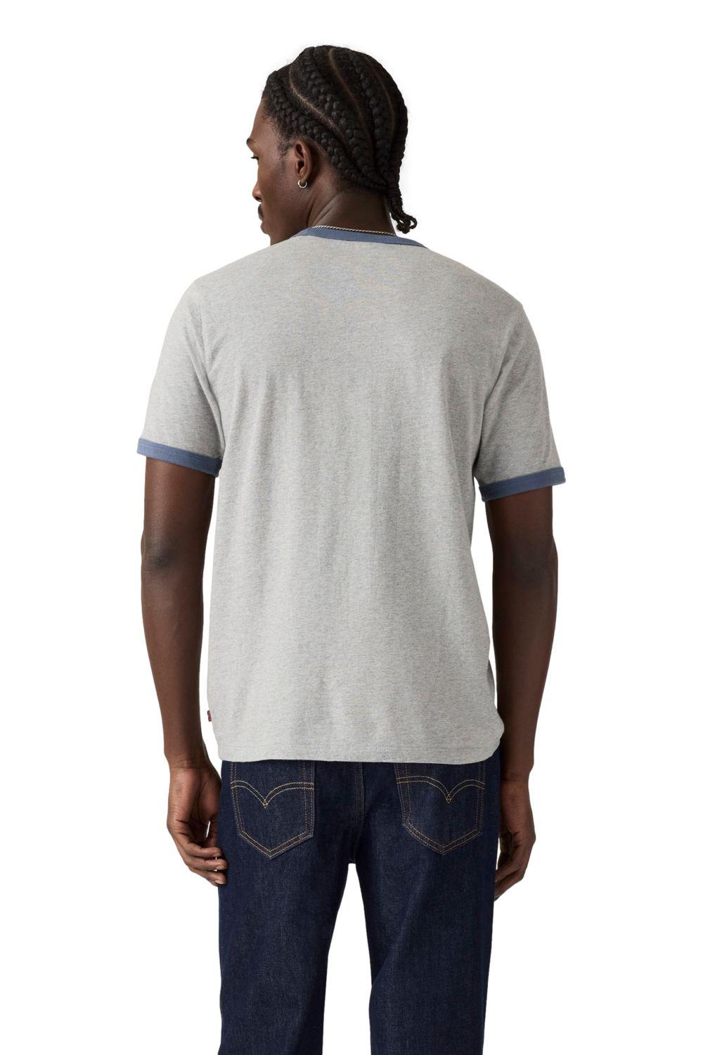 Polera Hombre Standard Ringer Tee Gris Levis 001X0-0006-1