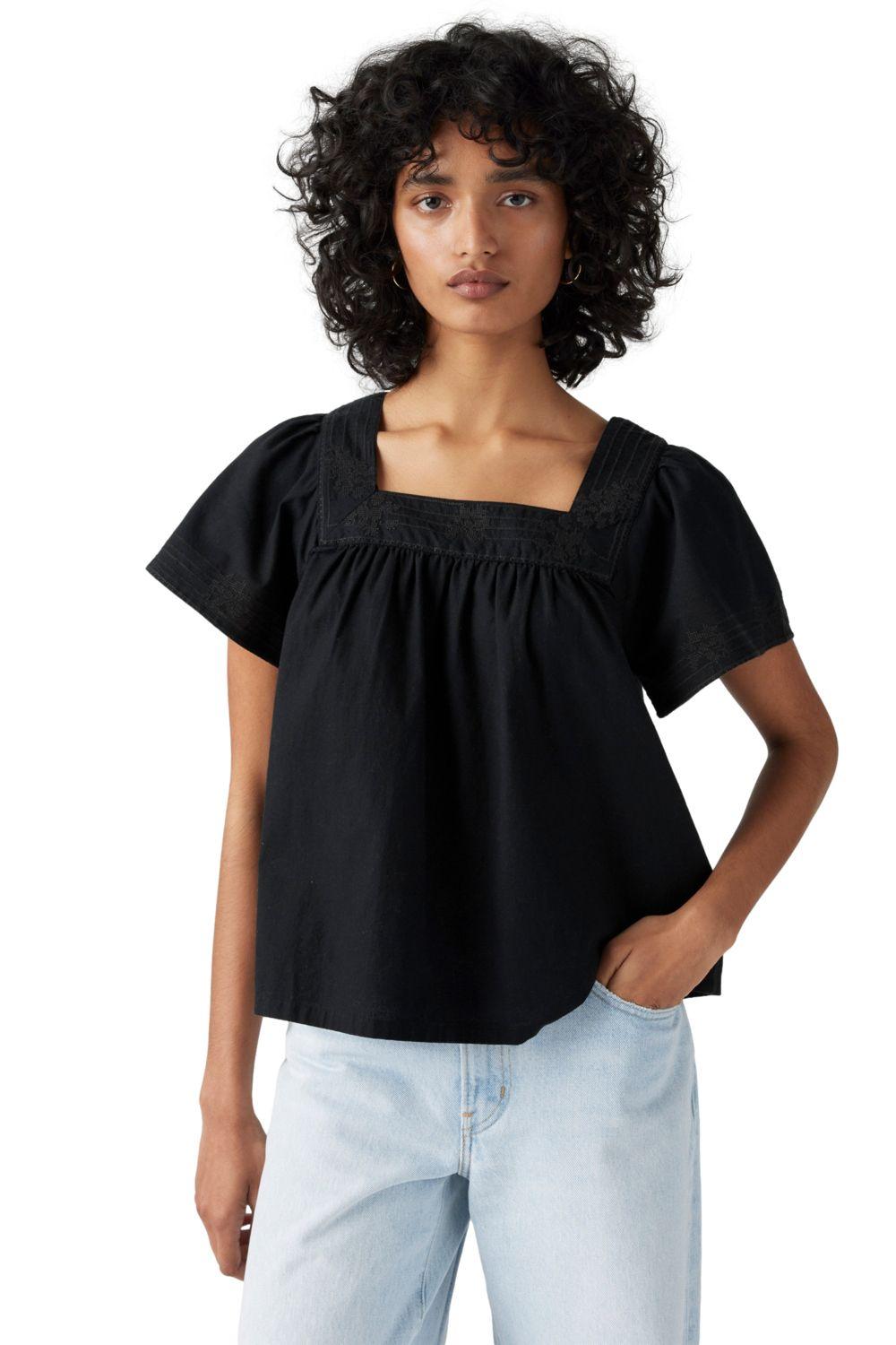 Blusa Mujer Ambre Babydoll Tank Negro Levis 001SB-0000-0
