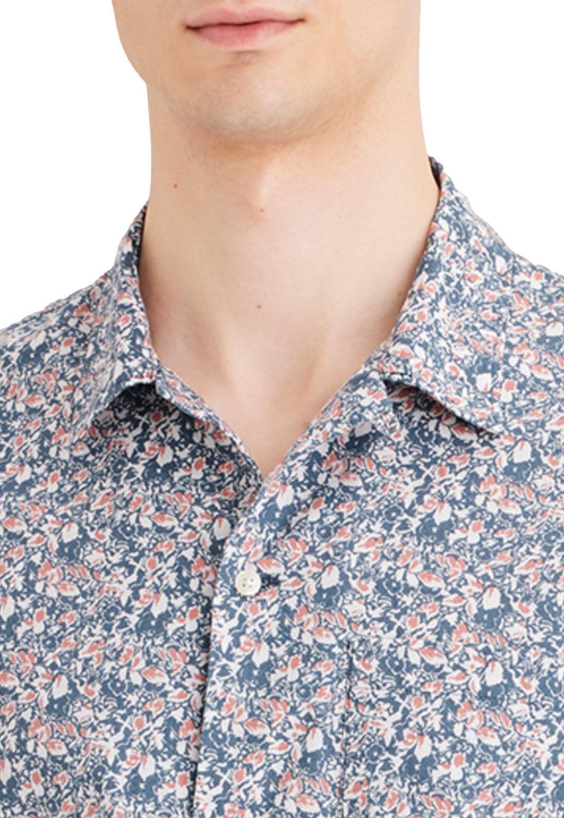 Camisa Hombre Camp Regular Fit Azul Bluefin A1732-0046-1