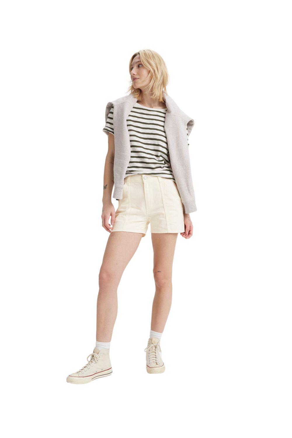 Shorts Mujer Carpenter Blanco Levis A8719-0001-3