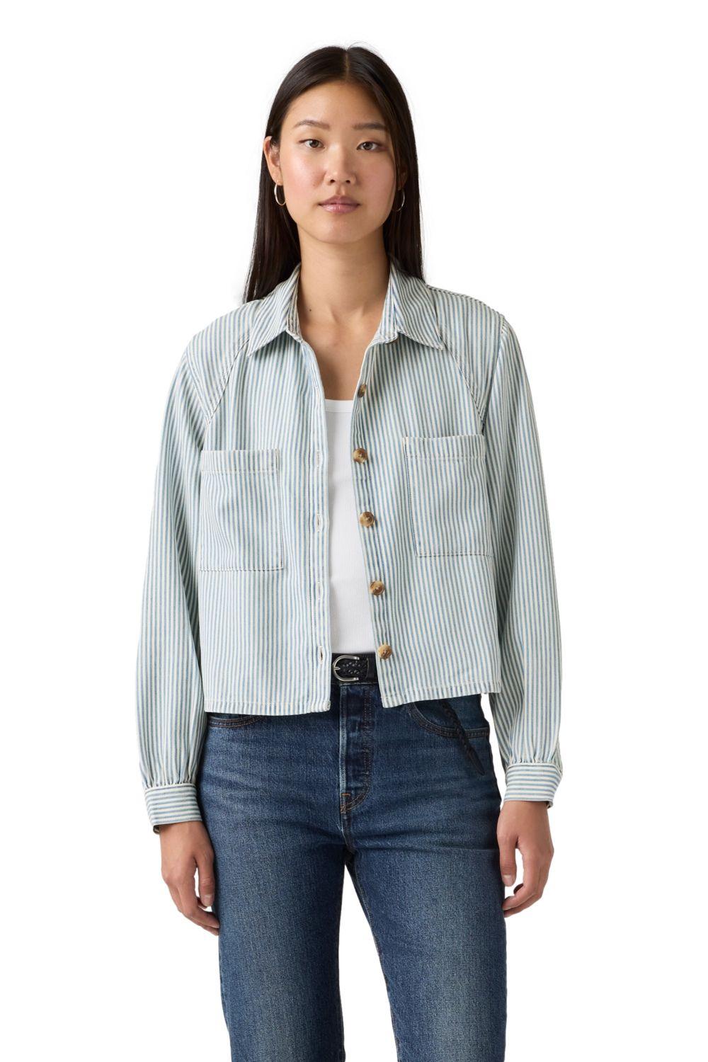 Blusa Mujer Tini Utility Shirt Azul Levis 005EV-0006-0