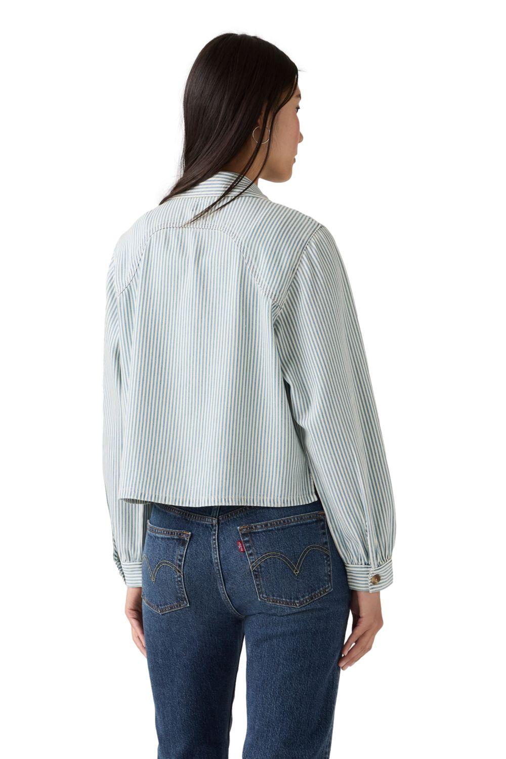 Blusa Mujer Tini Utility Shirt Azul Levis 005EV-0006-1