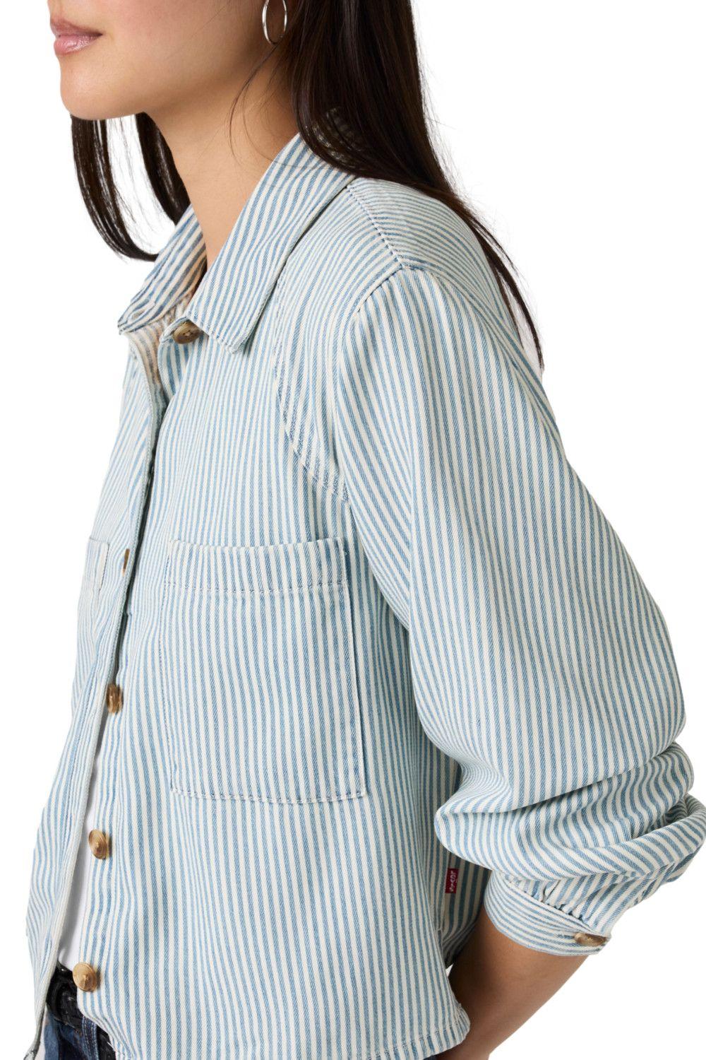 Blusa Mujer Tini Utility Shirt Azul Levis 005EV-0006-3