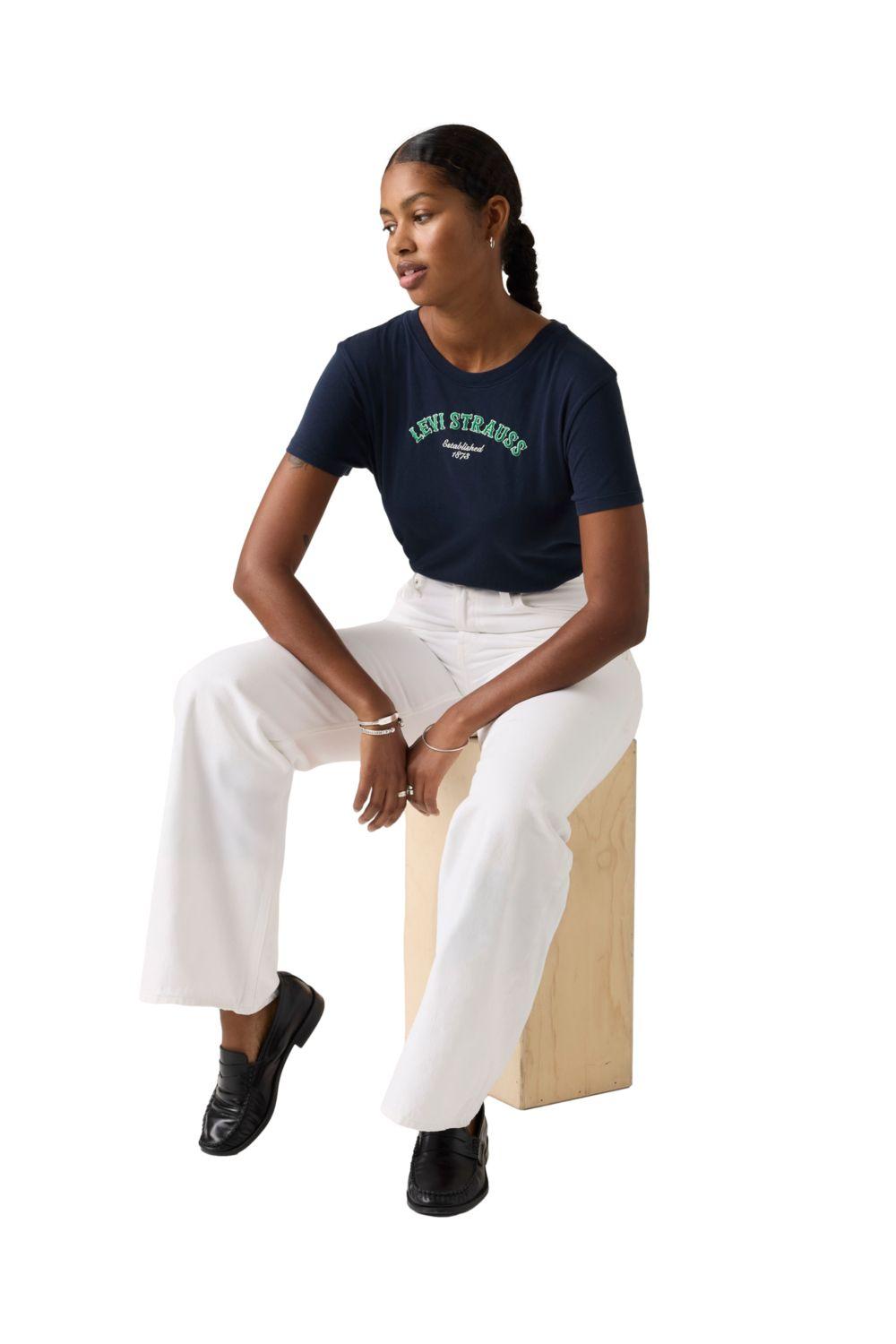 Polera Mujer Favorite Tee Azul Levis 005GV-0039-2