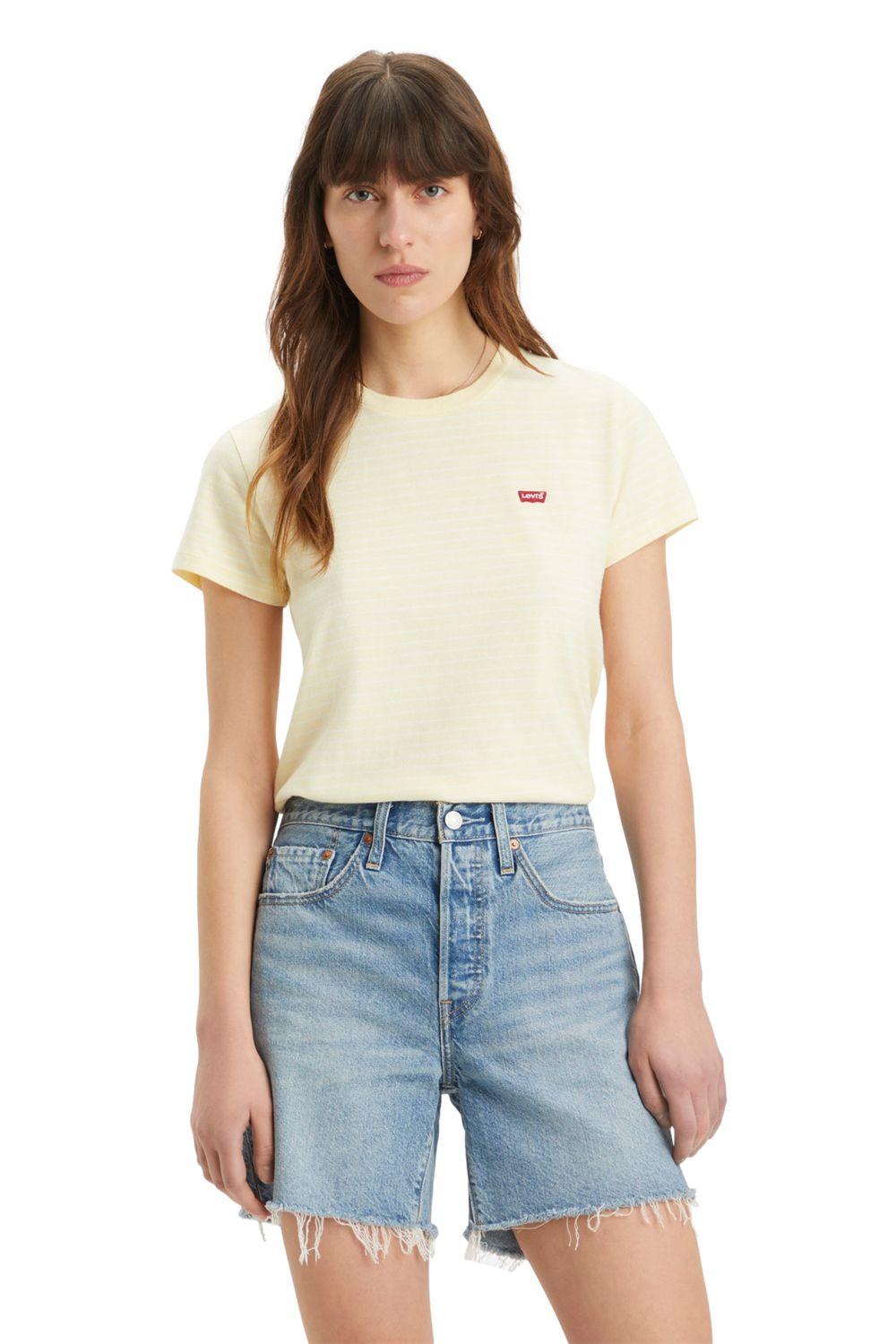 Polera Mujer Regular Fit Amarillo Levis 39185-0332-0