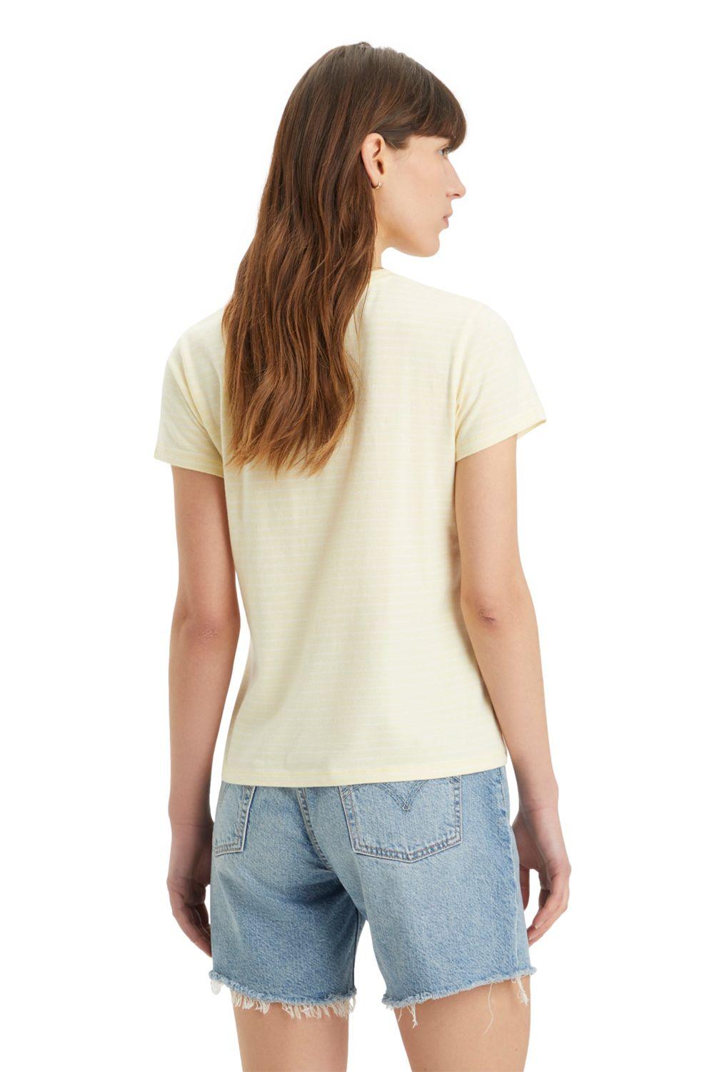 Polera Mujer Regular Fit Amarillo Levis 39185-0332-2