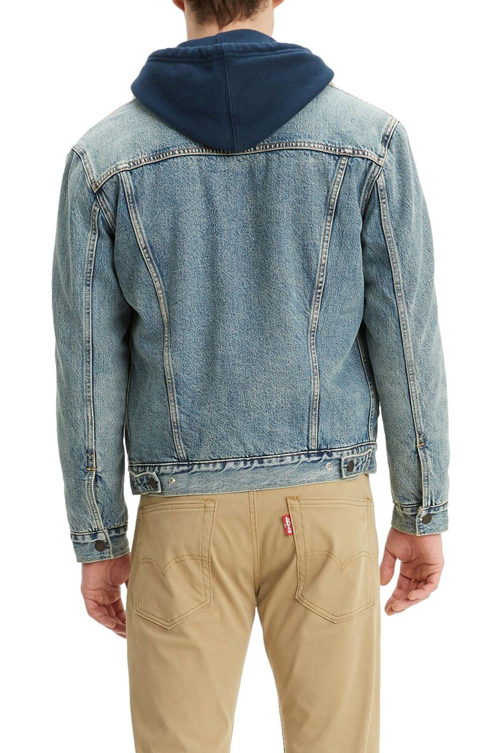 Chaqueta Hombre Regular Fit Sherpa Azul Levis 16365-0044-1