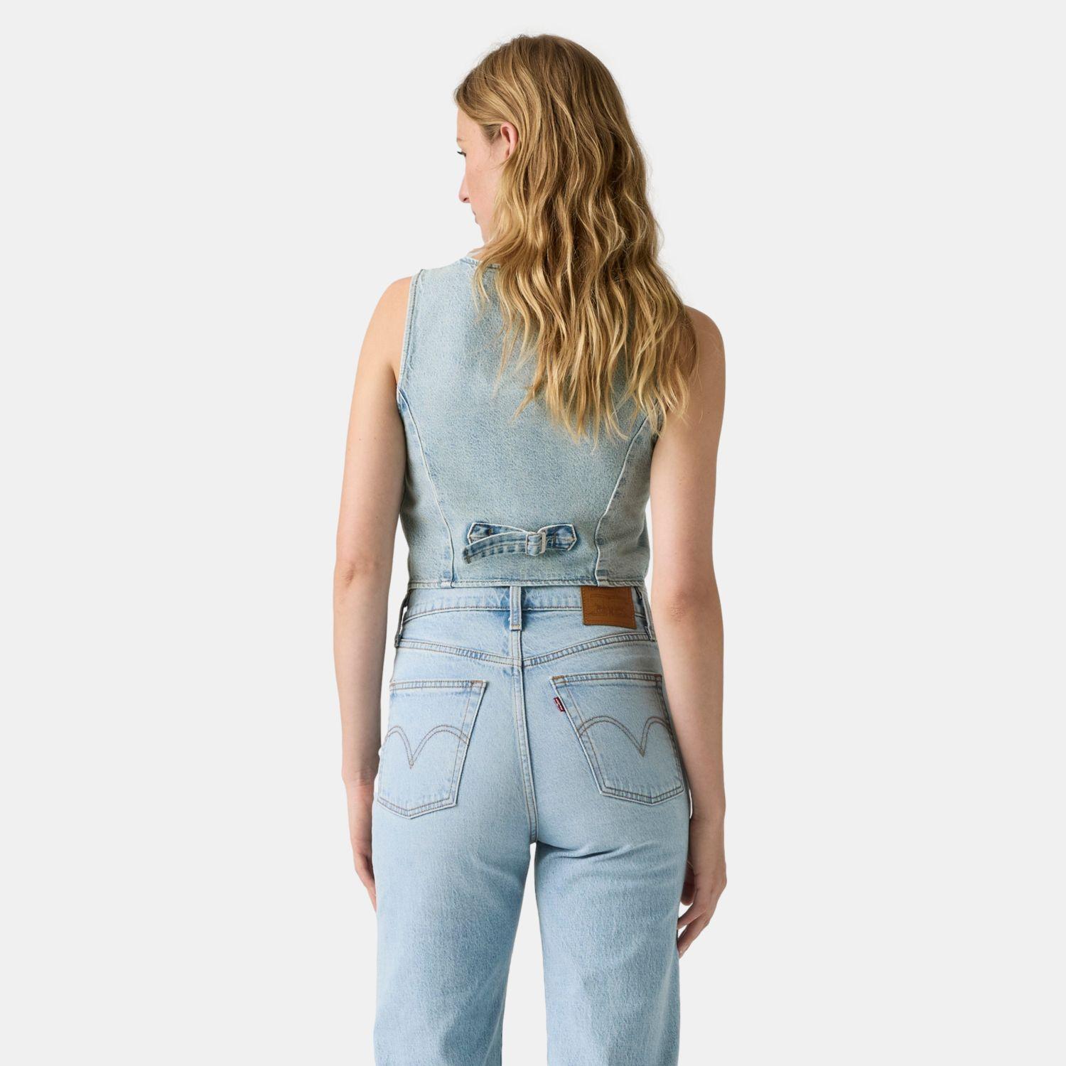Chaqueta Mujer Tailored Vest Denim Azul Levis A8749-0017-1