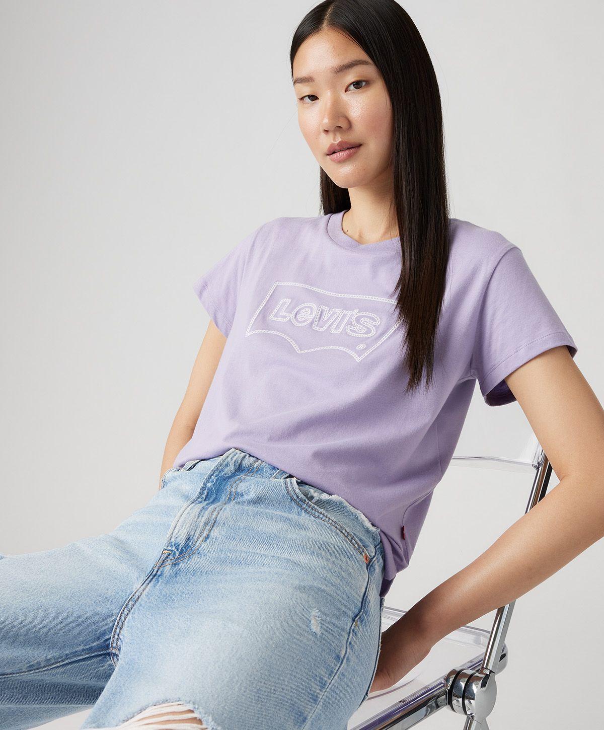Polera Mujer Regular Fit Morado Levis A8804-0019-3