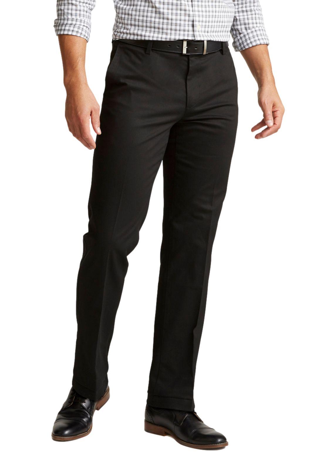 Pantalón Hombre Signature Khaki Straight Fit Negro 59409-0004-0