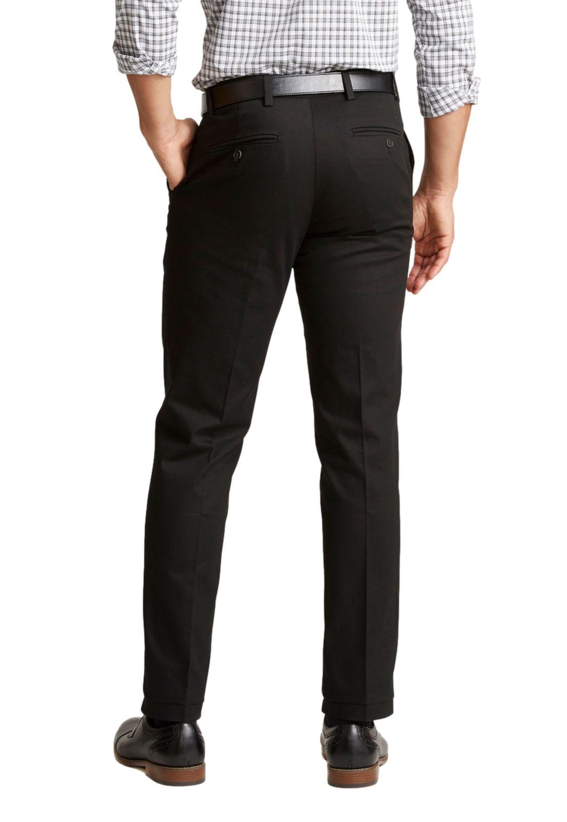 Pantalón Hombre Signature Khaki Straight Fit Negro 59409-0004-2