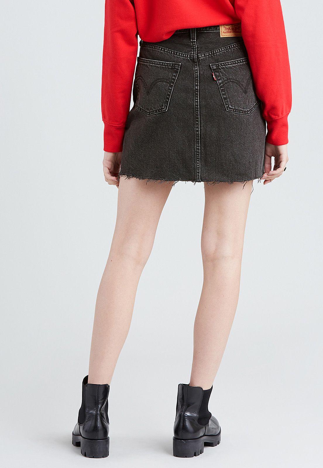 Falda Mujer High Rise Iconic Negra Levis 79752-0000-2