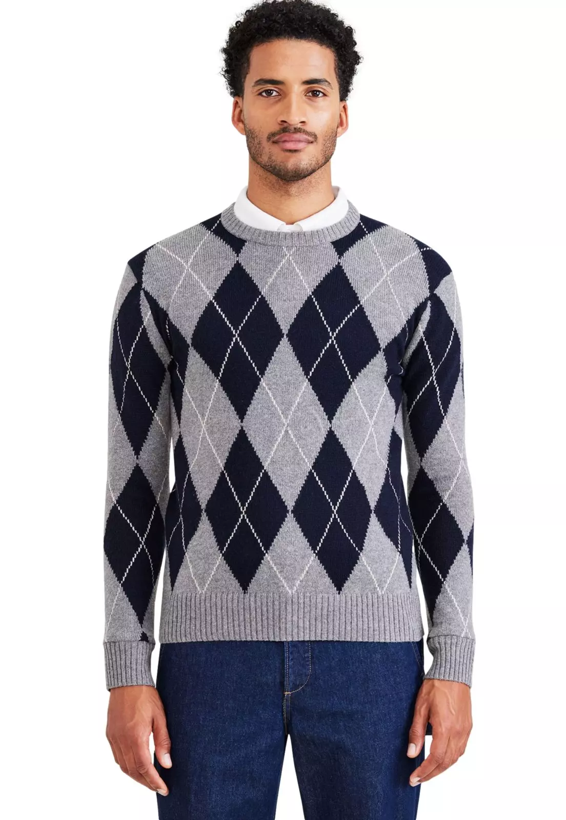 Sweater Hombre Crafted Crewneck Regular Fit Gris A6101-0005-0