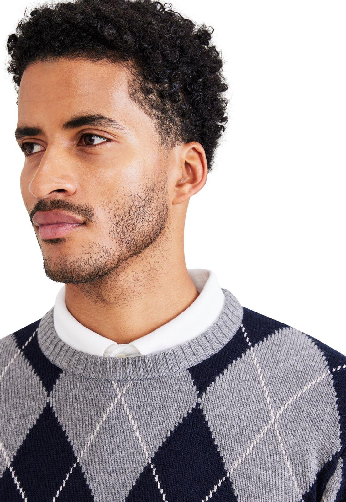 Sweater Hombre Crafted Crewneck Regular Fit Gris A6101-0005-2