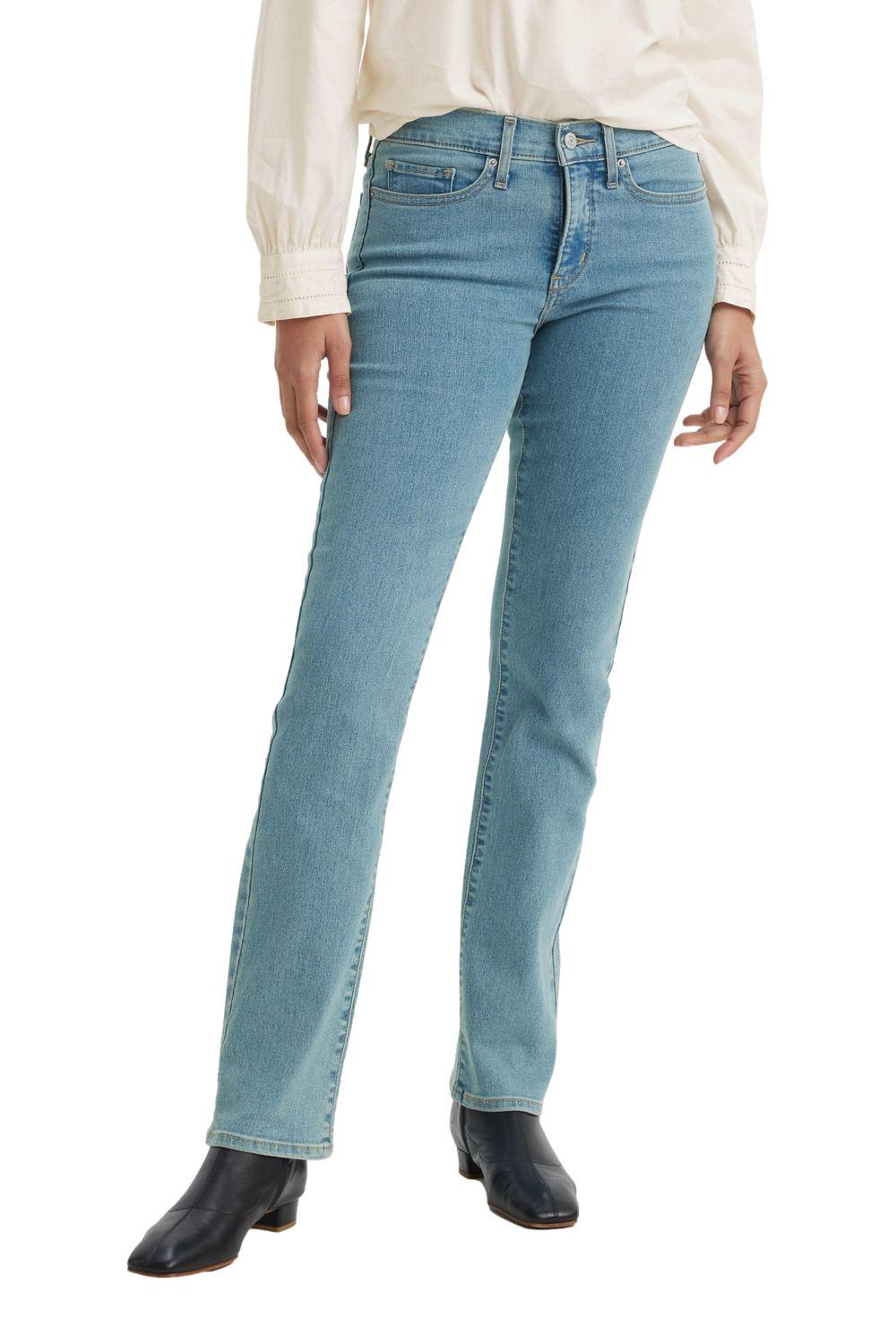 Jeans Mujer 314 Shaping Straight Azul Levis 19631-0211-0