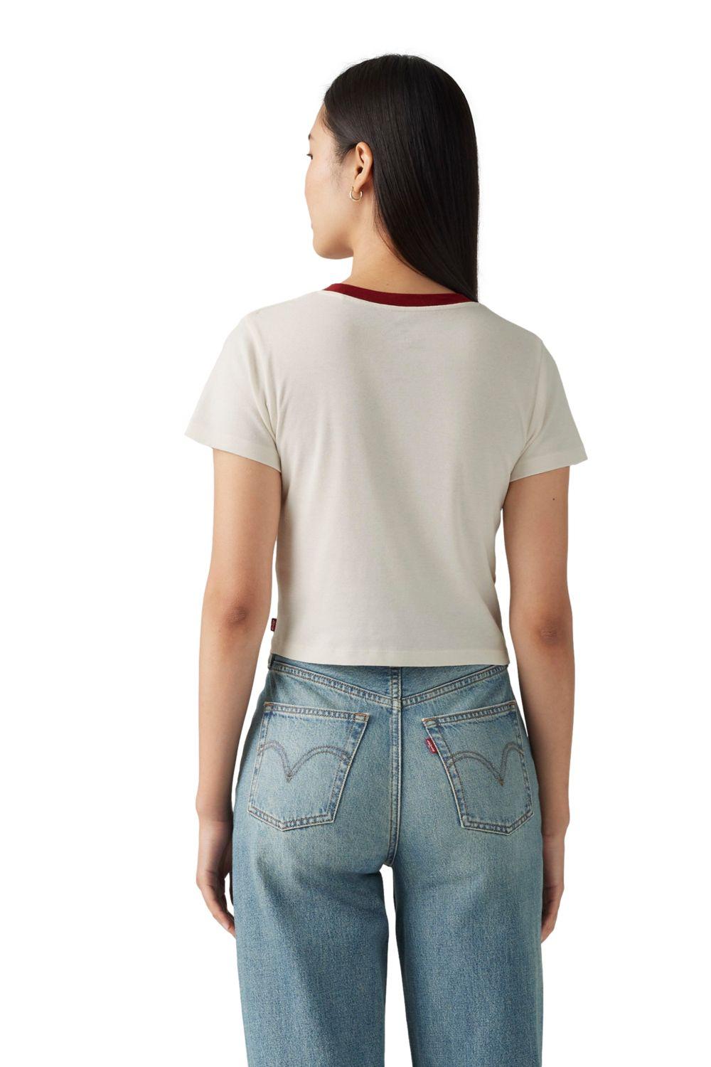 Polera Mujer Gr Essential Sporty Tee Beige Levis A8798-0036-1