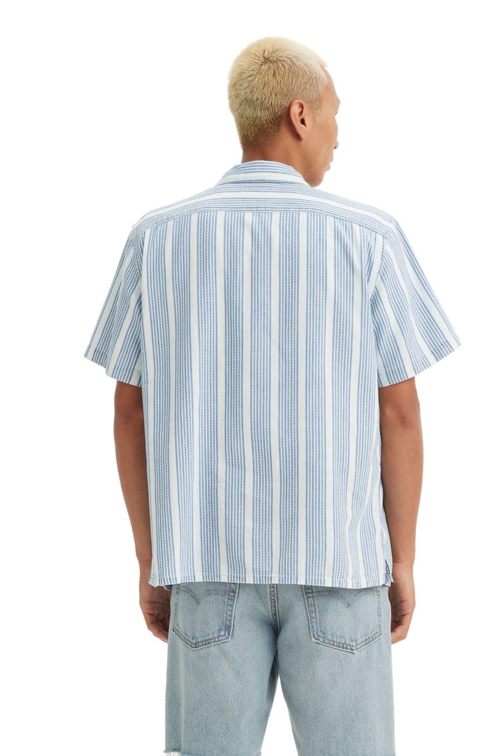 Camisa Hombre The Sunset Camp Shirt Blanco Levis 72625-0101-1