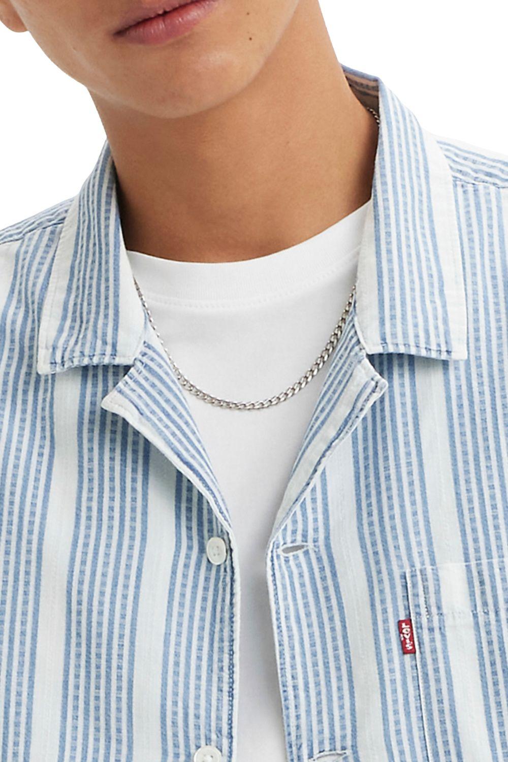 Camisa Hombre The Sunset Camp Shirt Blanco Levis 72625-0101-2