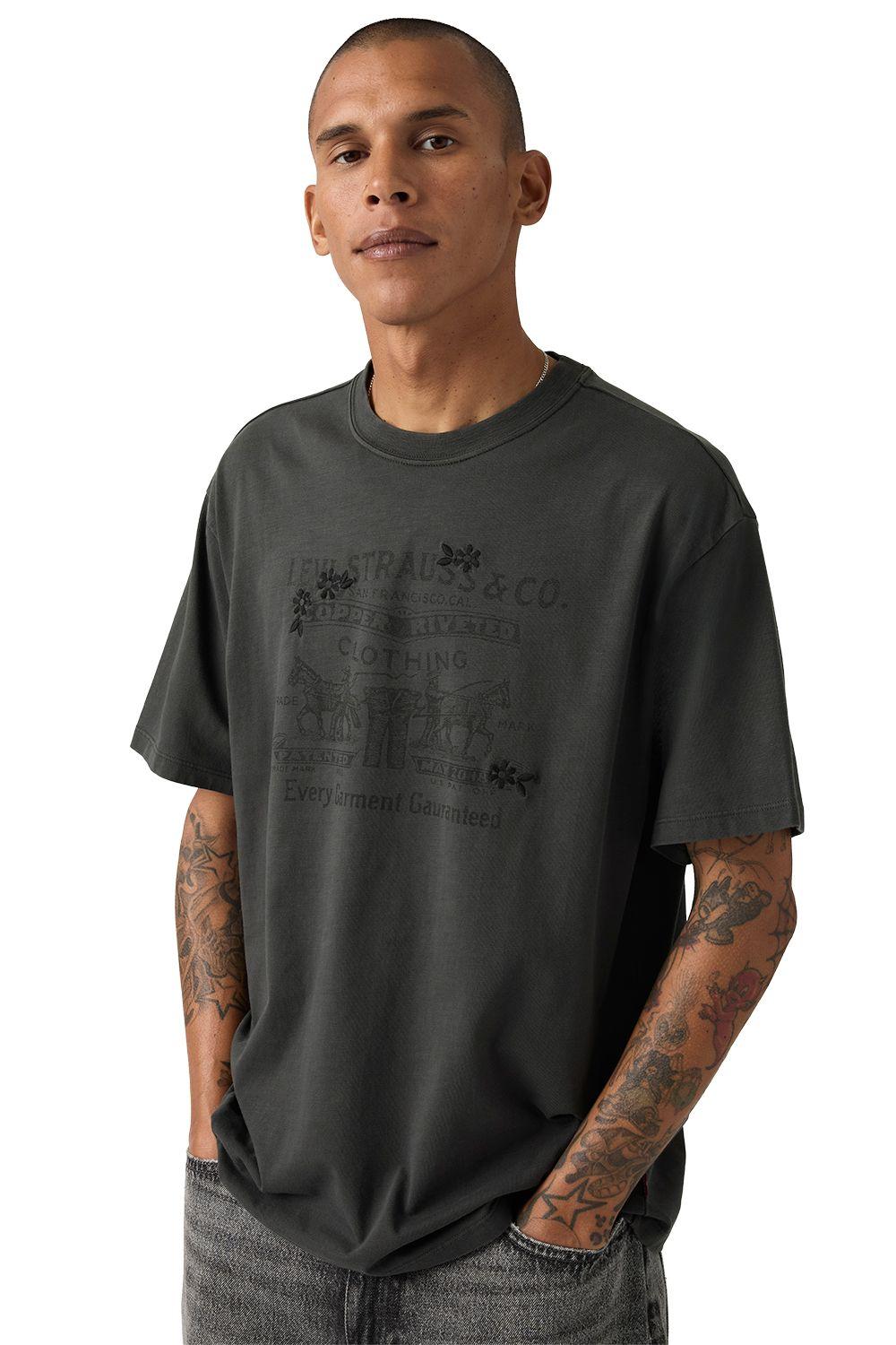 Polera Hombre Vintage Fit Graphic Tee Negro Levis 87373-0400-2