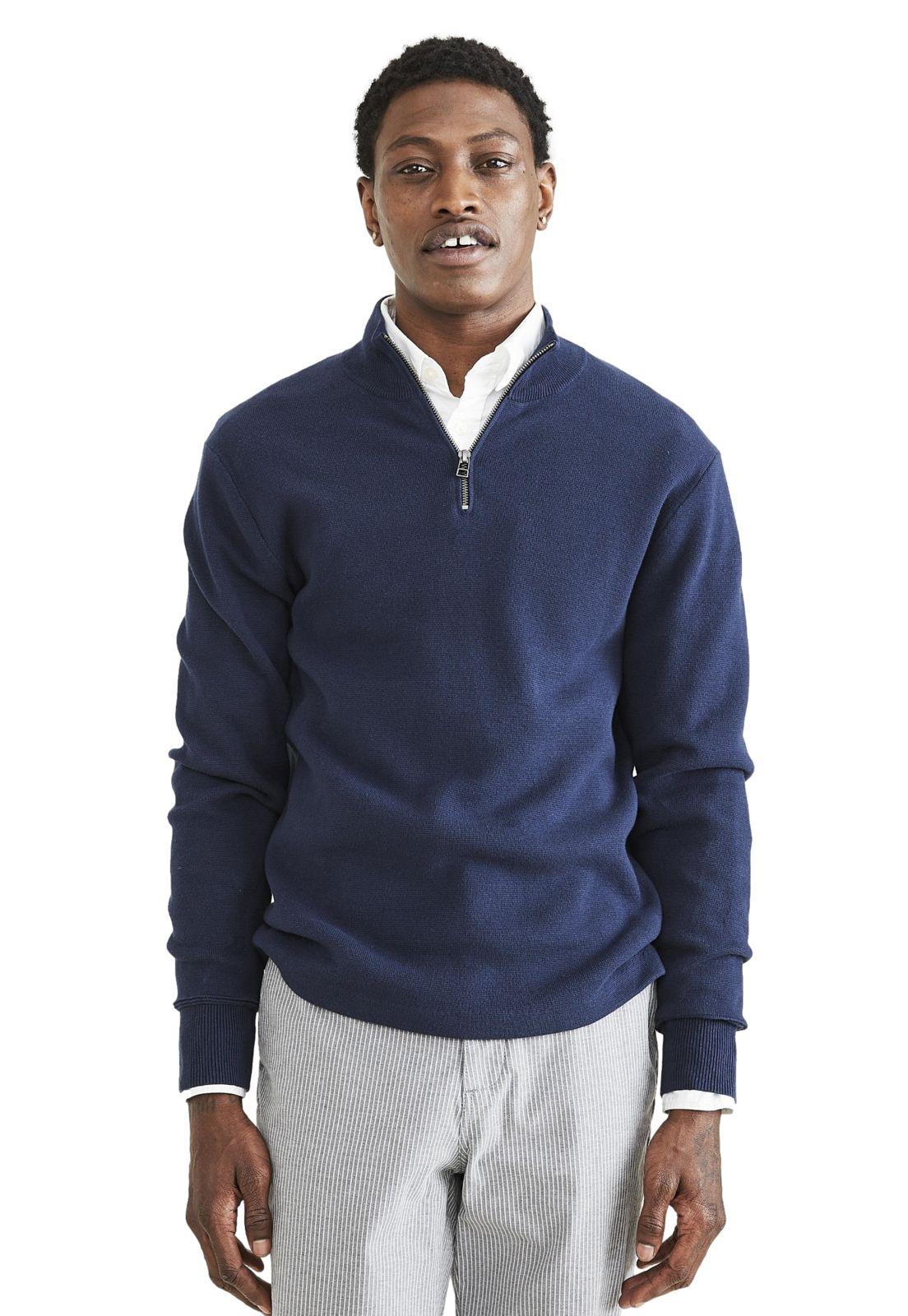 Sweater Hombre Core 1/4 Zip Regular Fit Azul A1106-0013-0