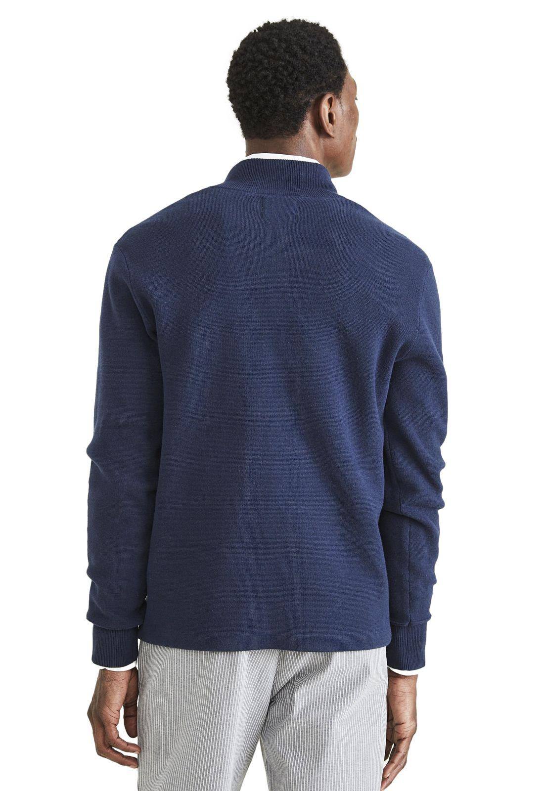 Sweater Hombre Core 1/4 Zip Regular Fit Azul A1106-0013-1