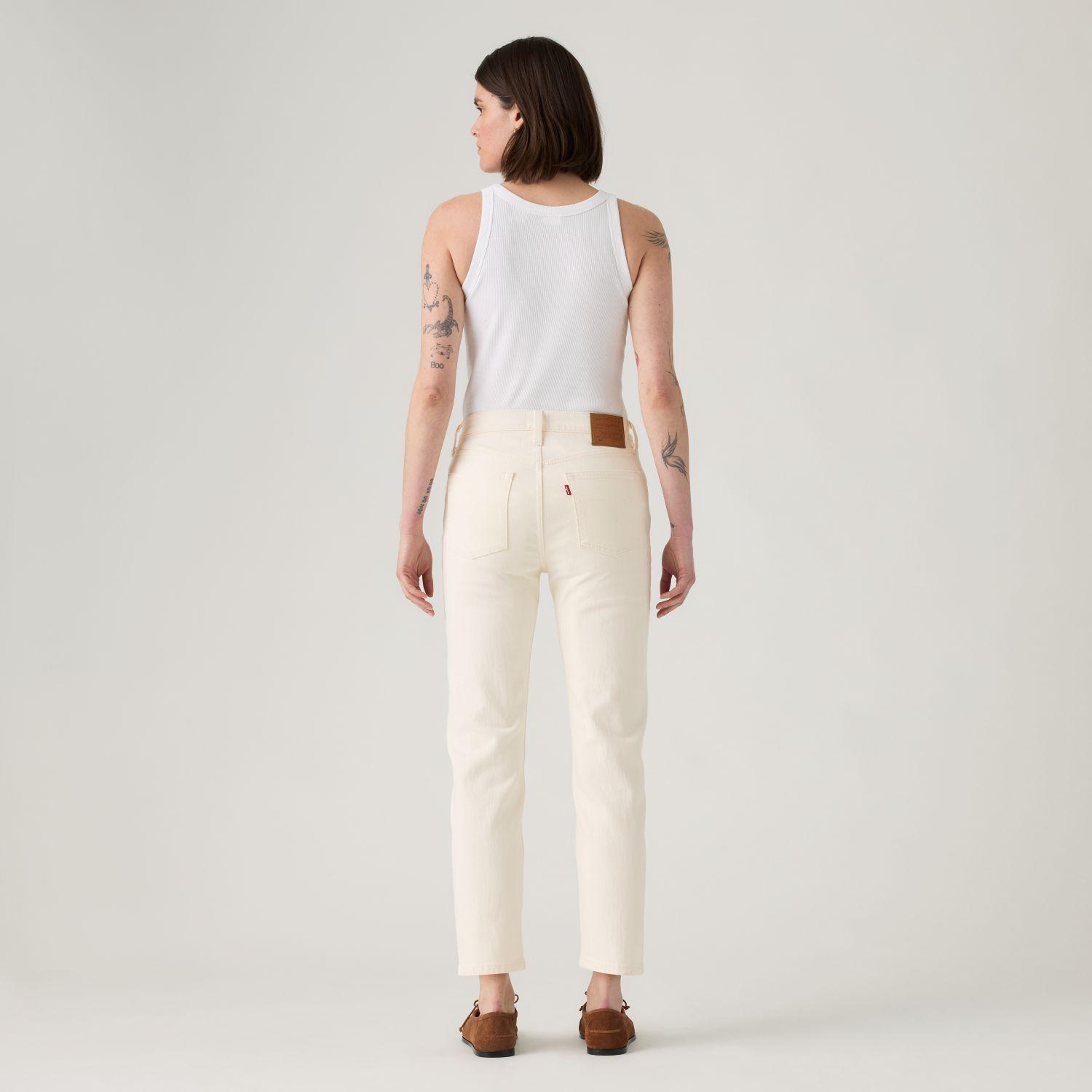 Jeans Mujer 501 Crop Beige Levis 36200-0374-3