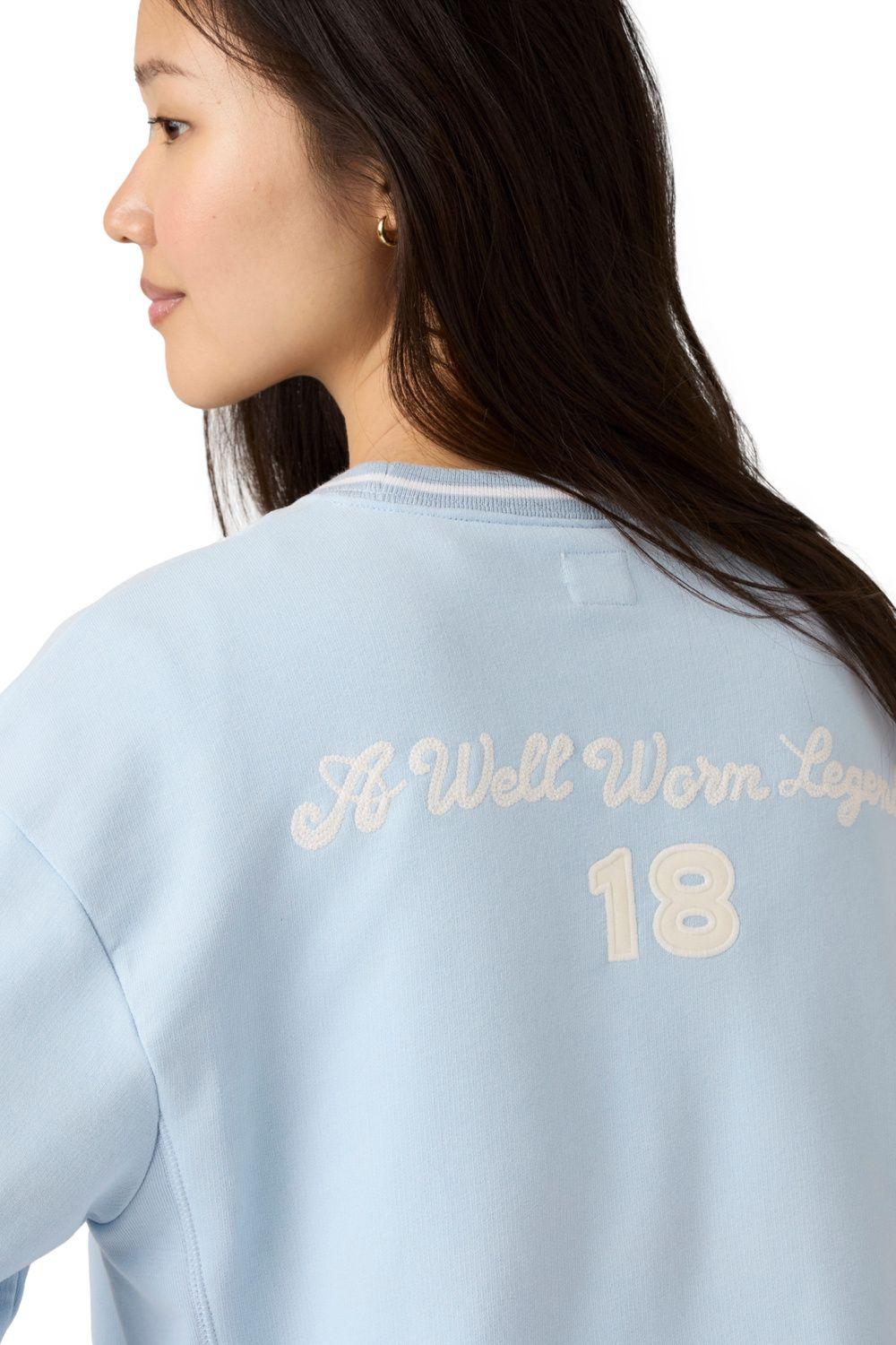 Polerón Mujer Sport Crew Celeste Levis 0002L-0010-3
