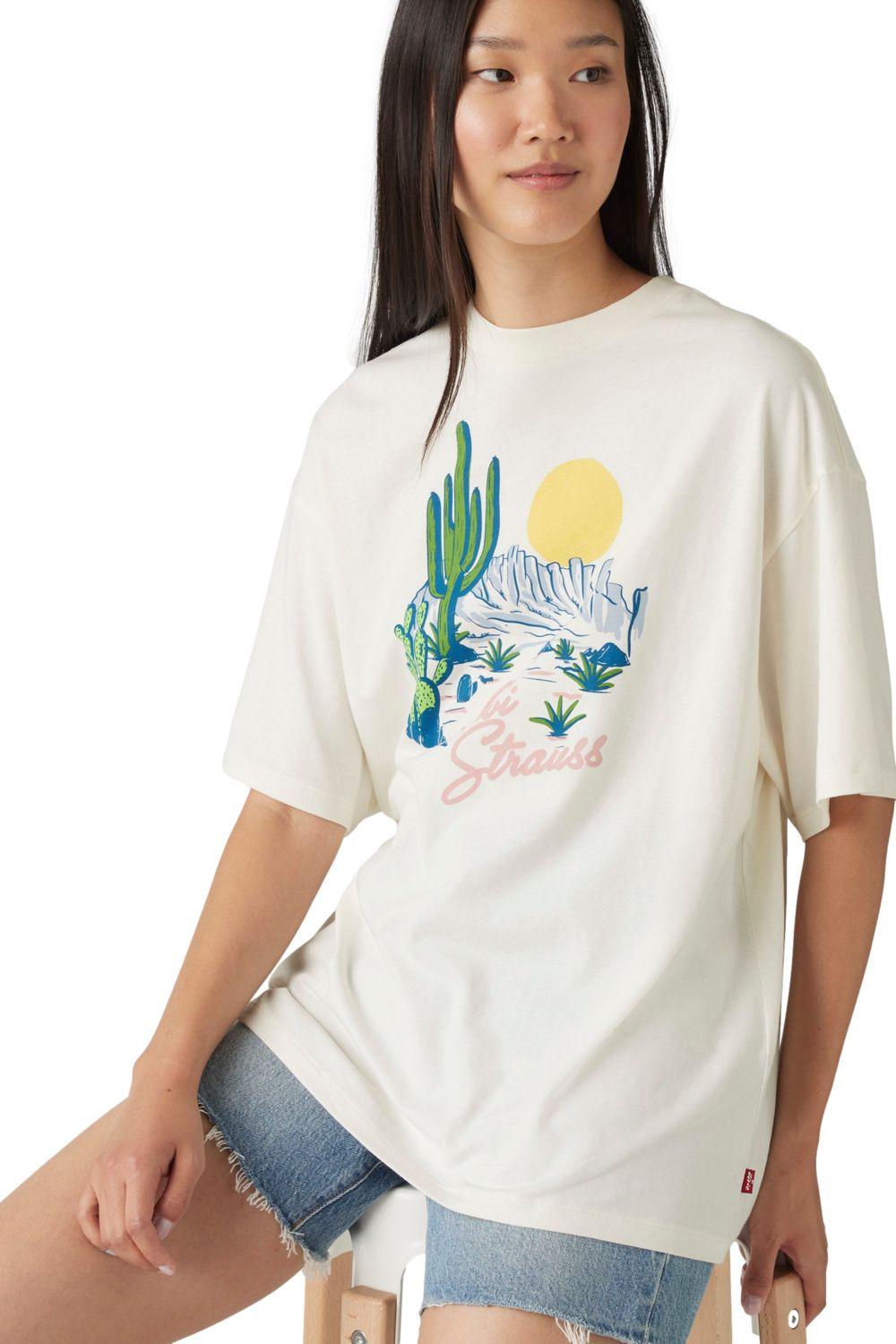 Polera Mujer Graphic Short Stack Tee Beige Levis A4924-0082-2