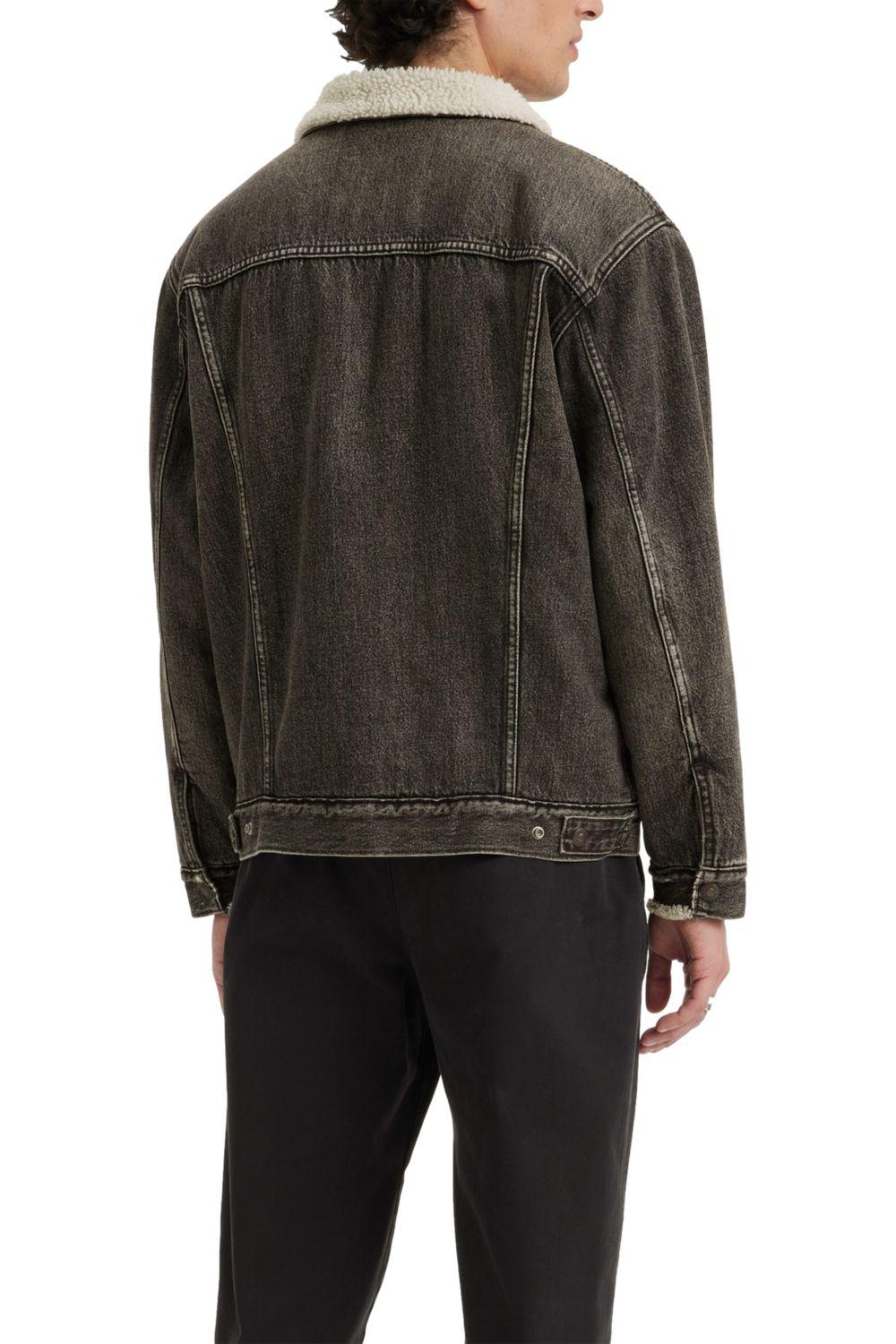 Chaqueta Hombre Relaxed Fit Sherpa Negro Levis A5784-0001-1