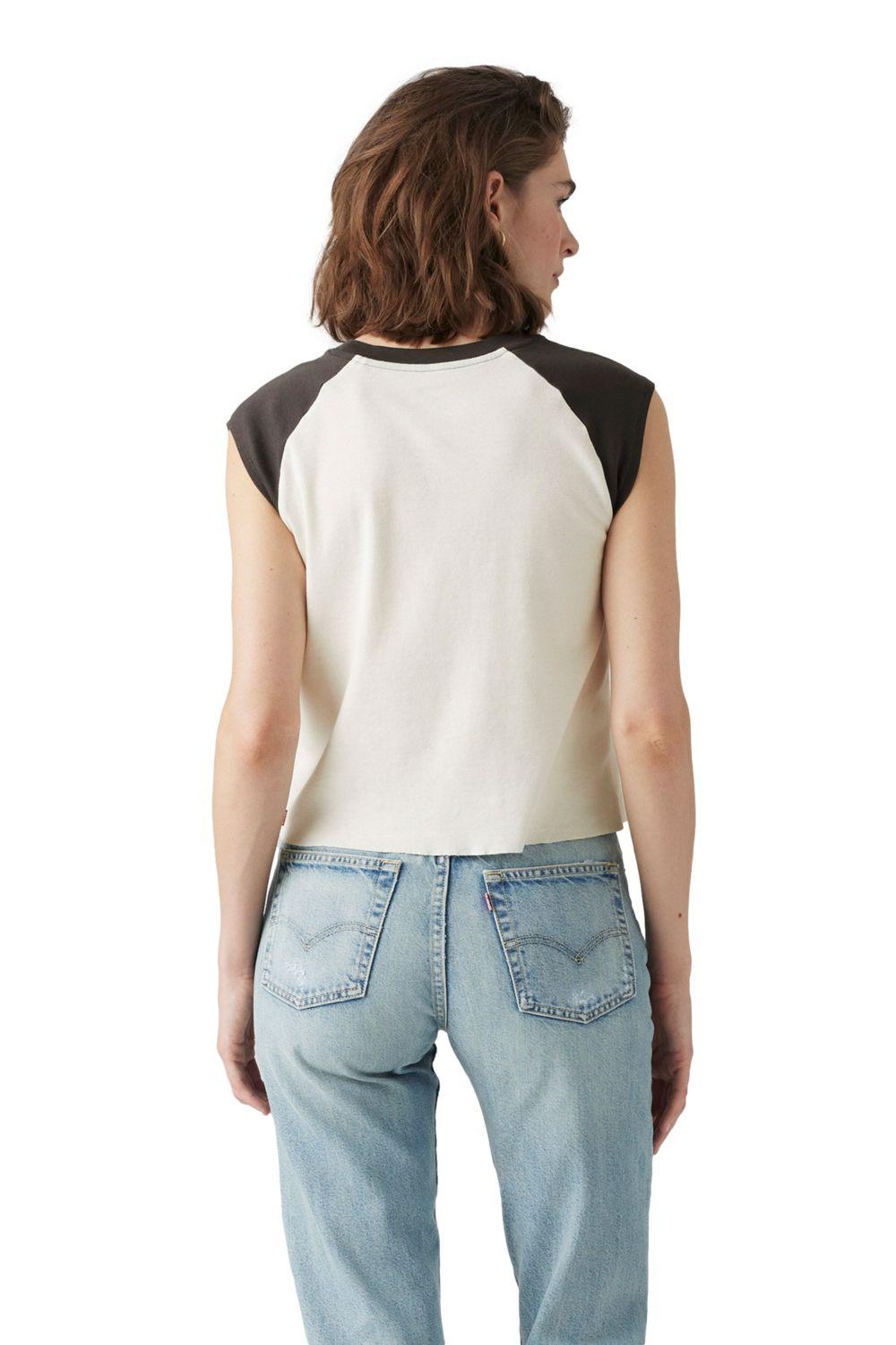 Polera Mujer Regular Fit Blanco Levis A8871-0005-1