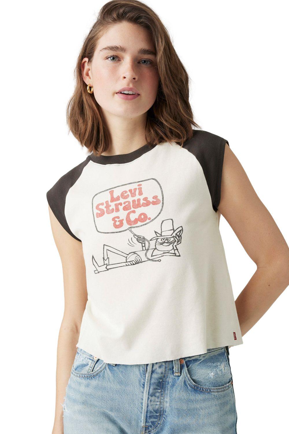 Polera Mujer Regular Fit Blanco Levis A8871-0005-2