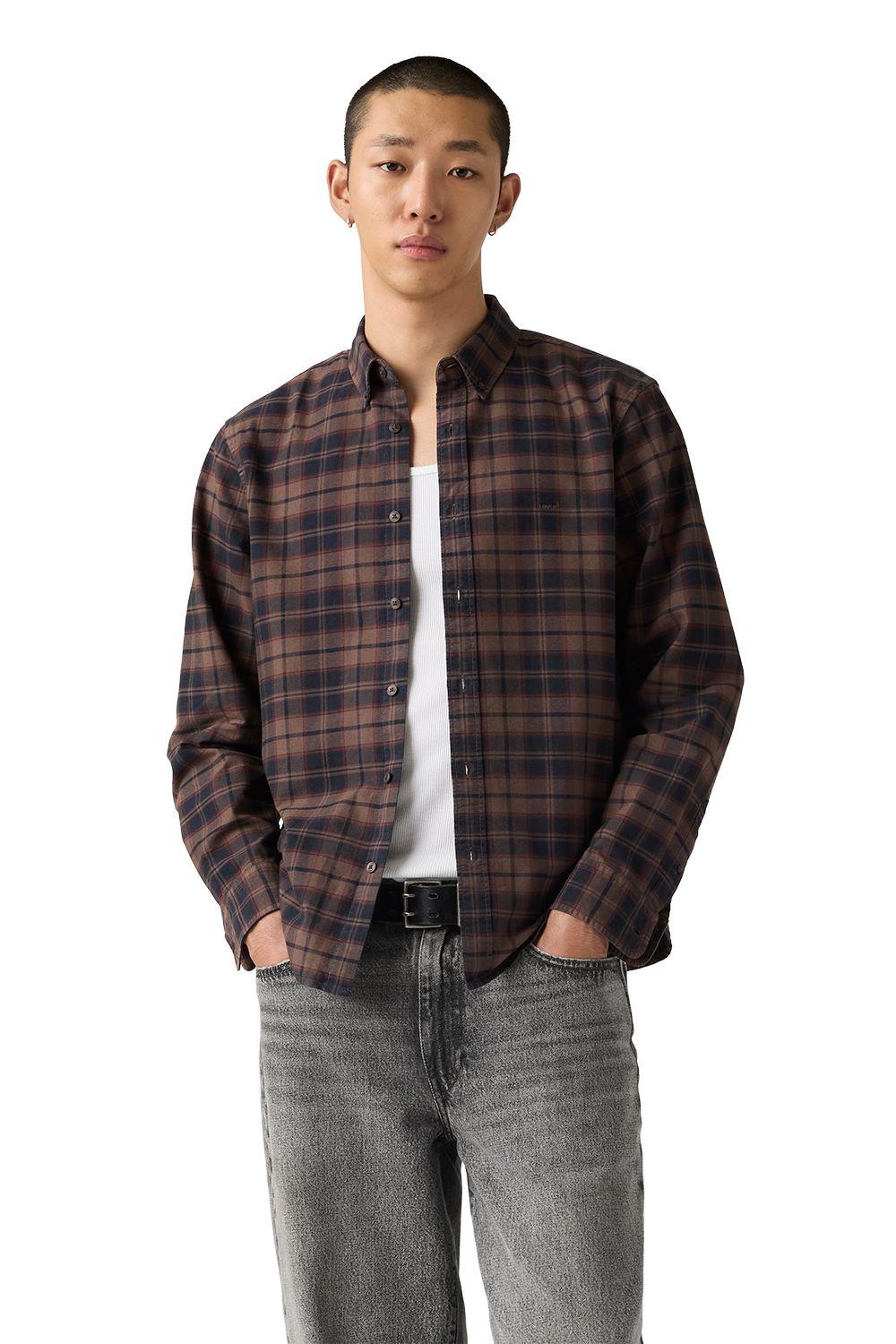 Camisa Hombre Authentic Button Down Café Levis A7210-0063-0