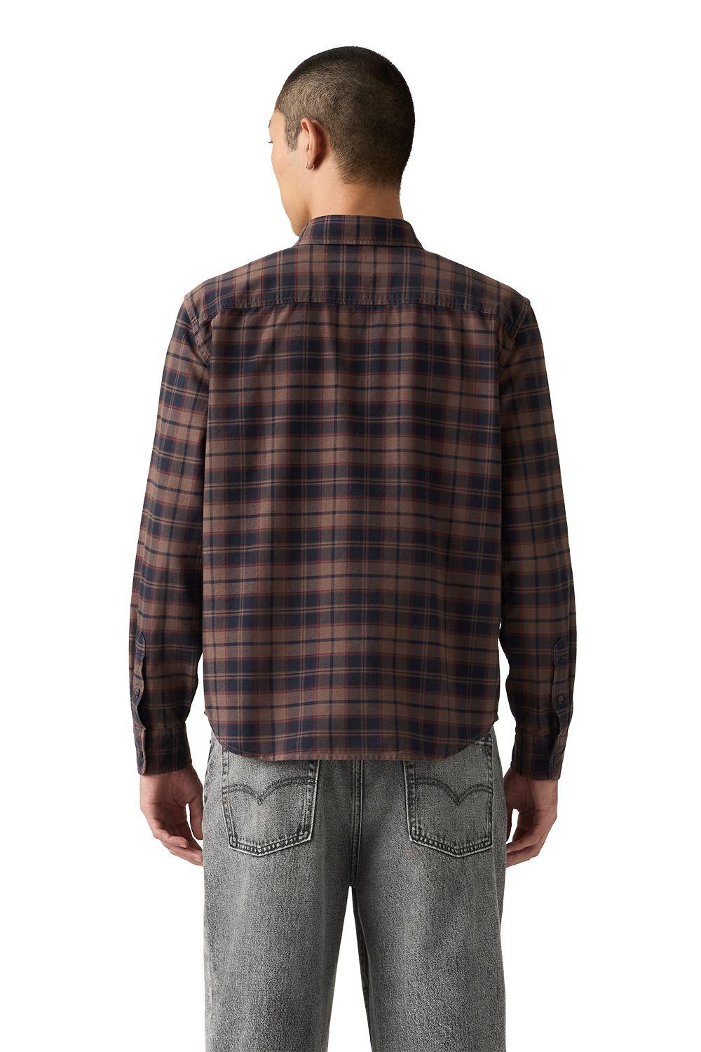 Camisa Hombre Authentic Button Down Café Levis A7210-0063-1