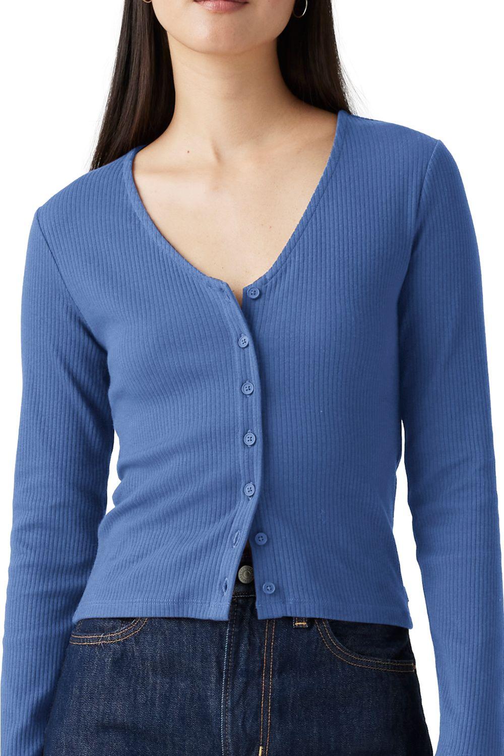 Polera Mujer Muse Ls Tee Azul Levis A8783-0013-0