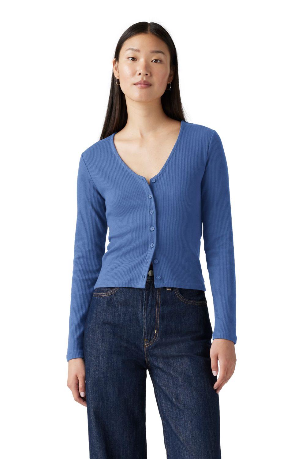 Polera Mujer Muse Ls Tee Azul Levis A8783-0013-2