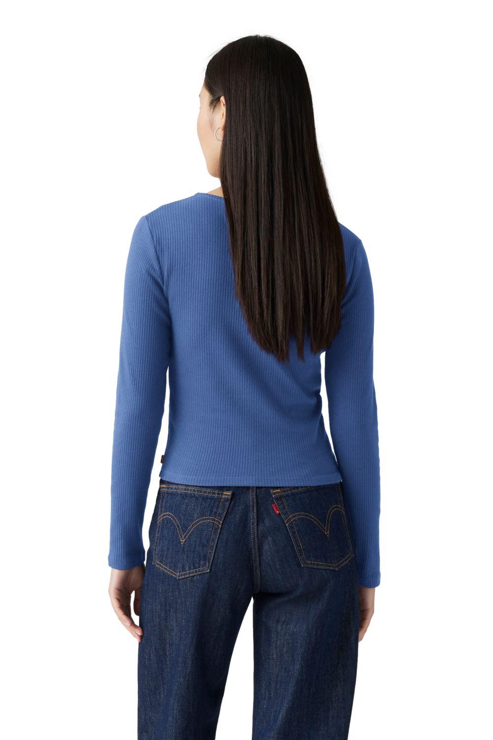 Polera Mujer Muse Ls Tee Azul Levis A8783-0013-3
