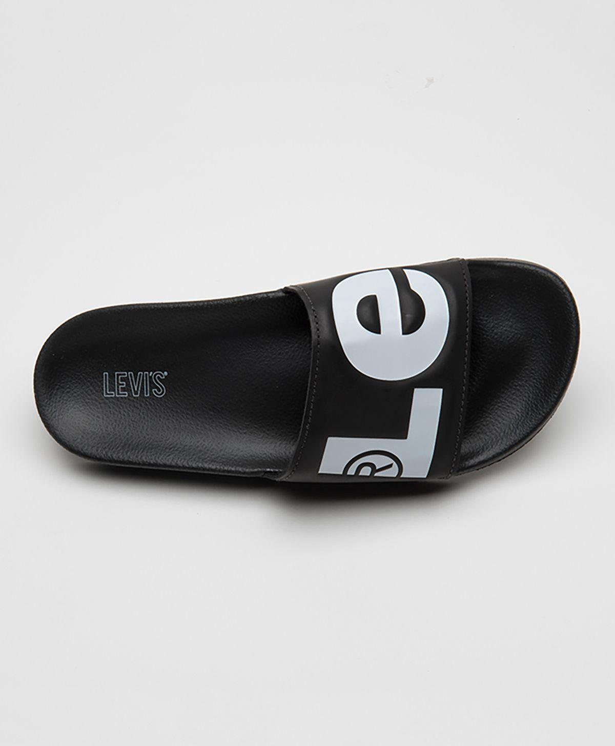 Sandalias Hombre Slide Negro Levis LBF11-0035-1