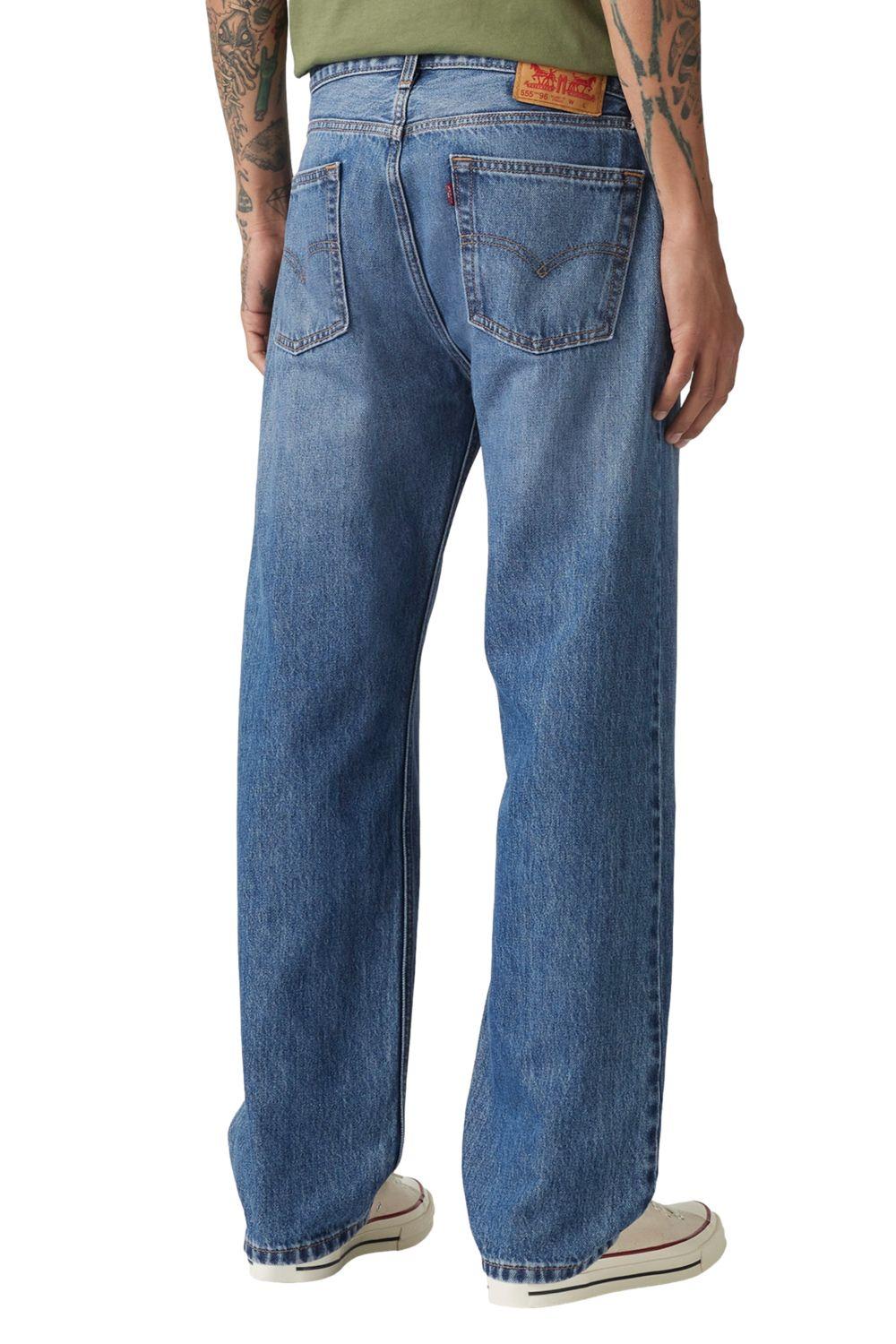 Jeans Hombre 555 '96 Relaxed Straight Azul Levis A7223-0011-2