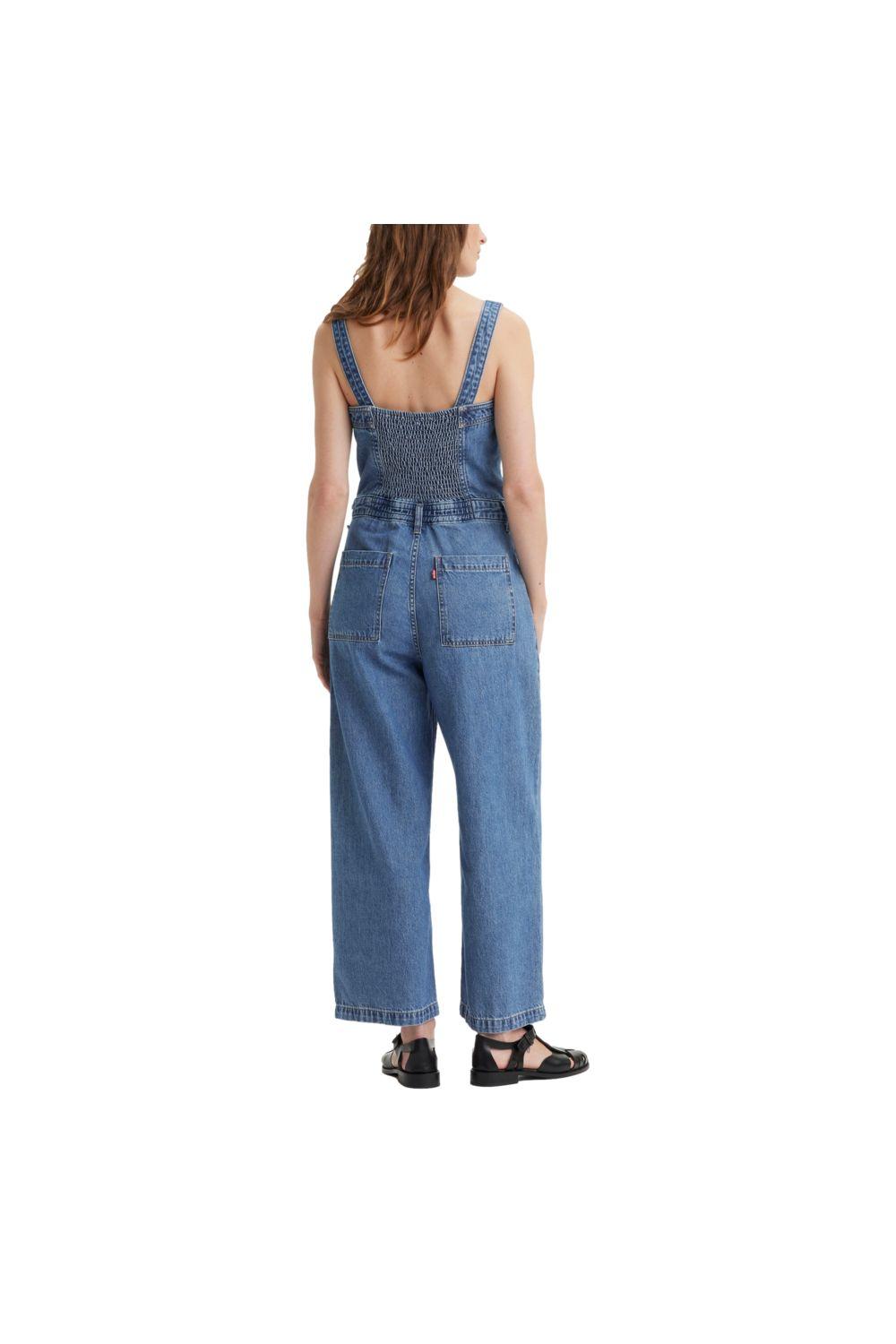 Enterito Mujer Jumpsuit Celeste Levis A8648-0001-2