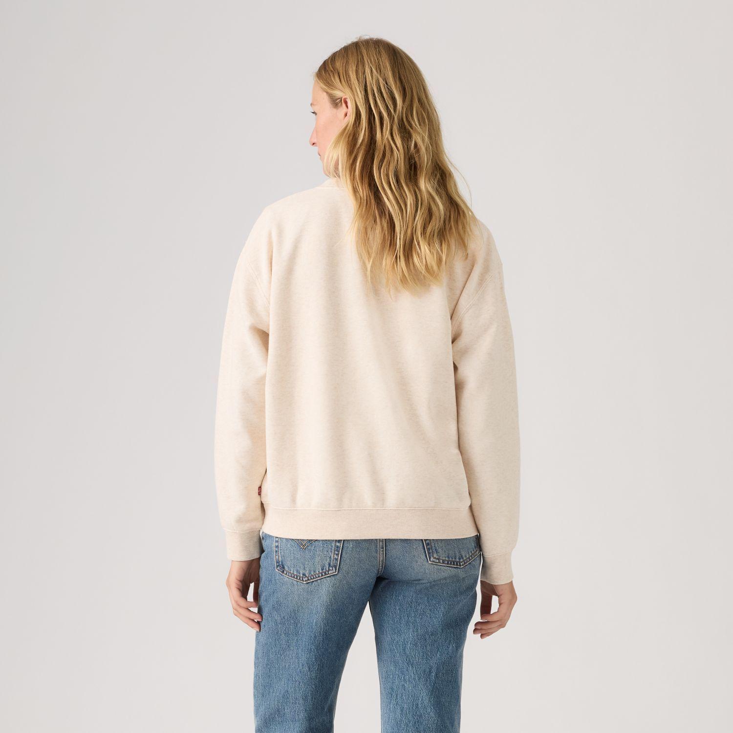 Polerón Mujer Gr Everyday Crew Beige Levis A8800-0091-1
