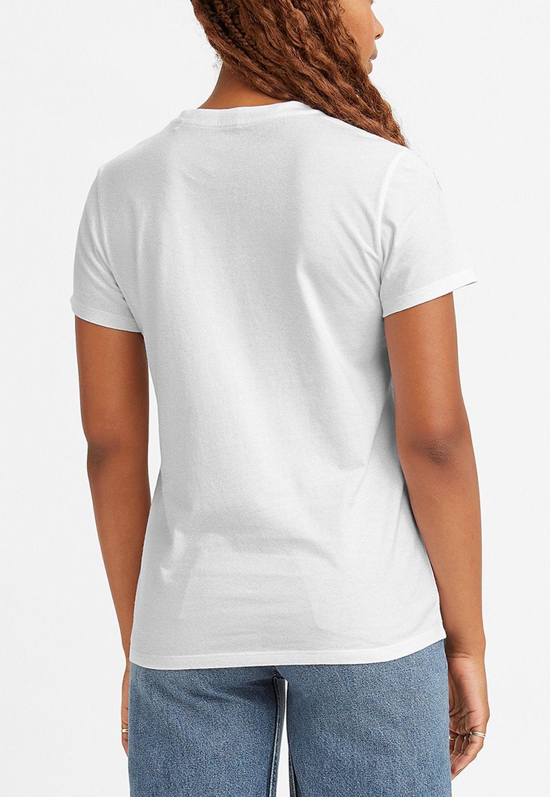 Polera Mujer Lisa con Logo Porter Blanca Levis 17369-1770-1
