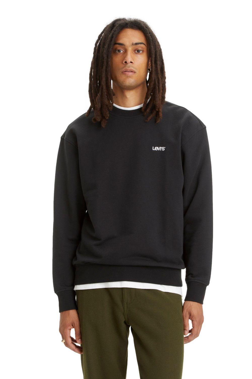 Polerón Hombre Cuello Redondo Negro Levis A1572-0039-0