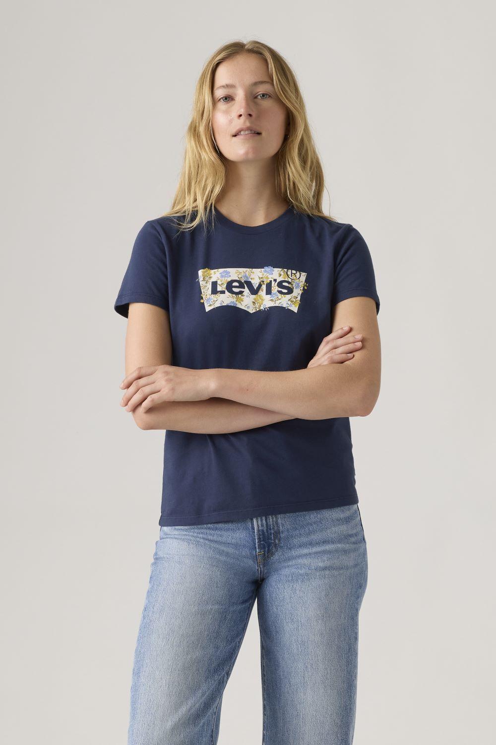 Polera Mujer The Perfect Tee Azul Levis 17369-3196-0