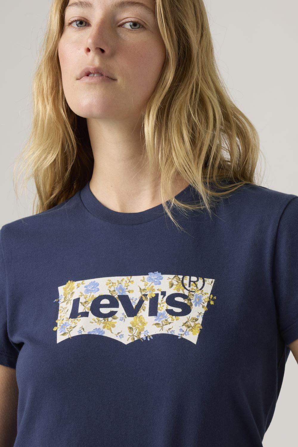 Polera Mujer The Perfect Tee Azul Levis 17369-3196-3