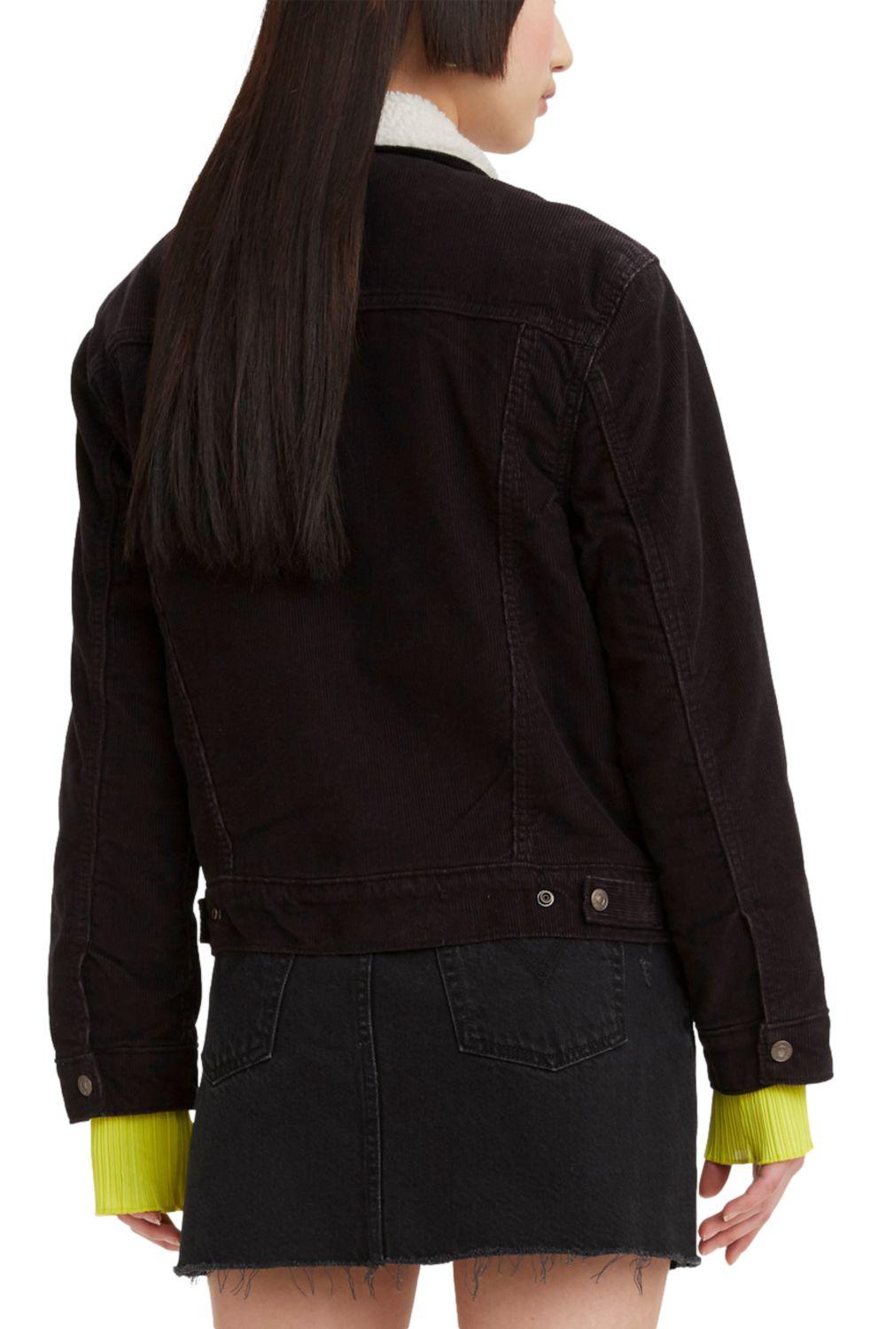 Chaqueta Mujer Sherpa Trucker Negra Levis 36137-0056-1