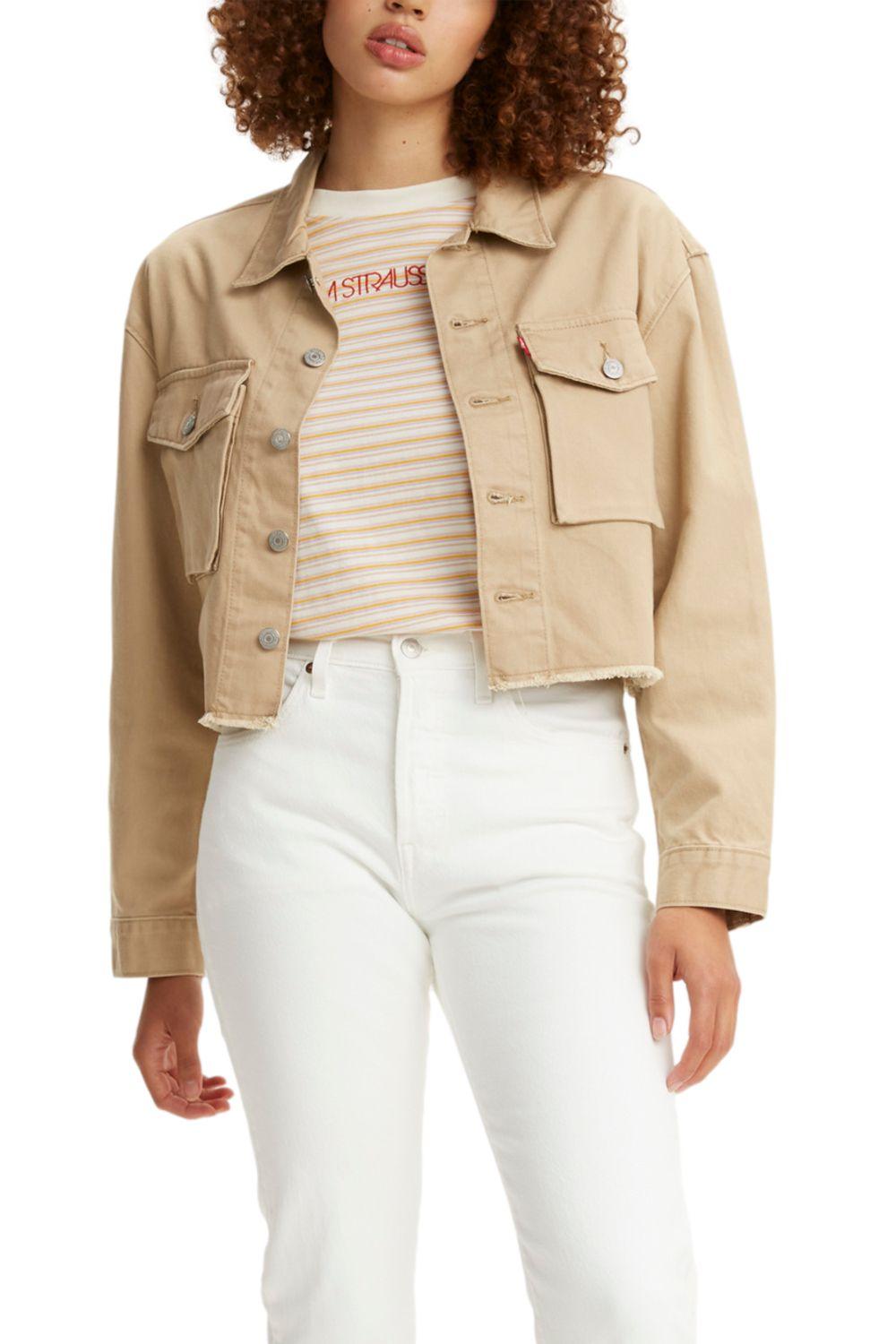 Chaqueta Mujer Utility Jacket Beige Levis 59367-0010-0