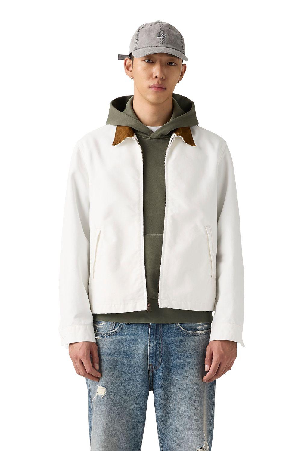 Chaqueta Hombre Castro Full Zip Blanco Levis 005AF-0005-0