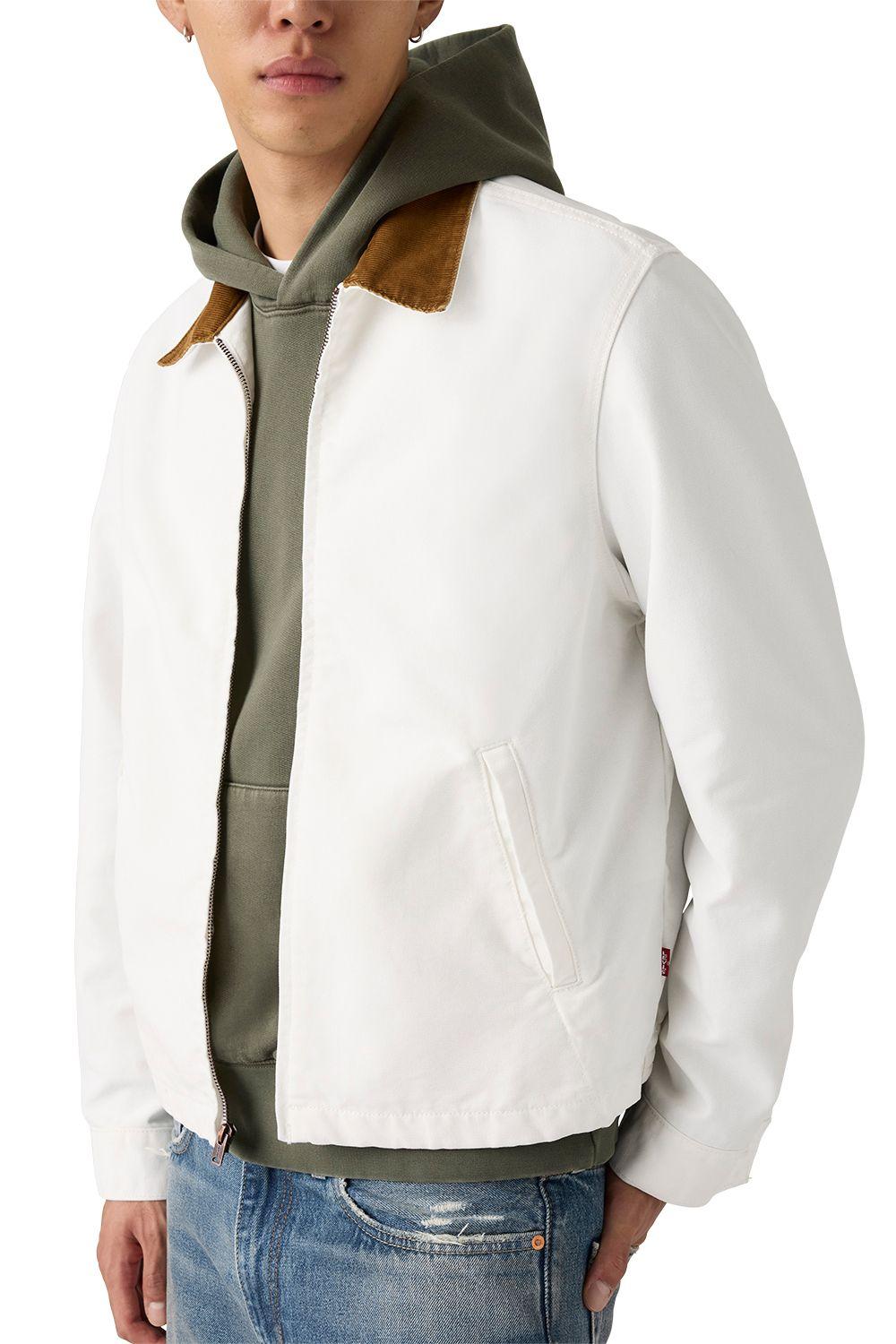 Chaqueta Hombre Castro Full Zip Blanco Levis 005AF-0005-3