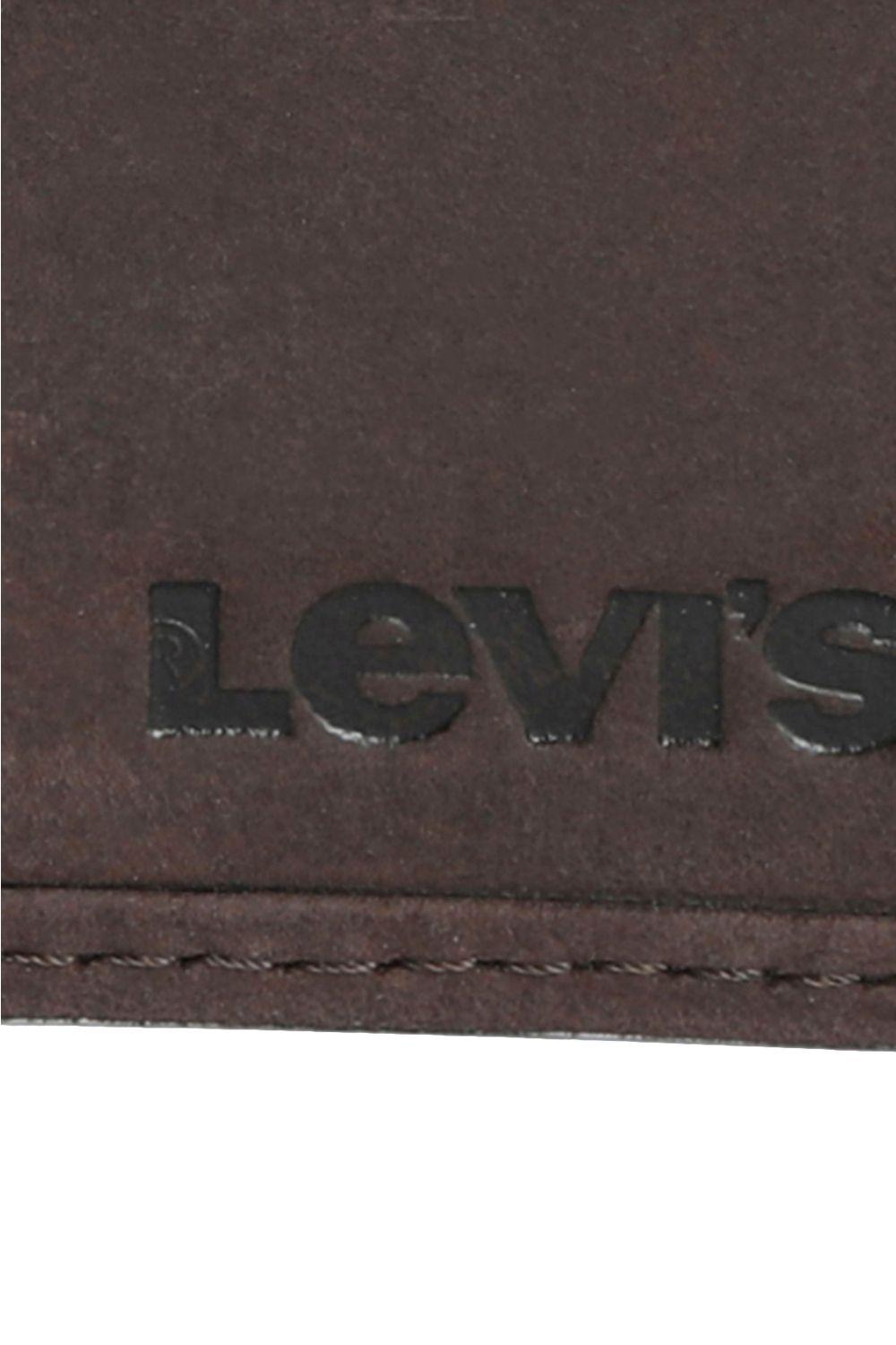 Billetera Hombre Bifold Café Levis 87522-0118-3